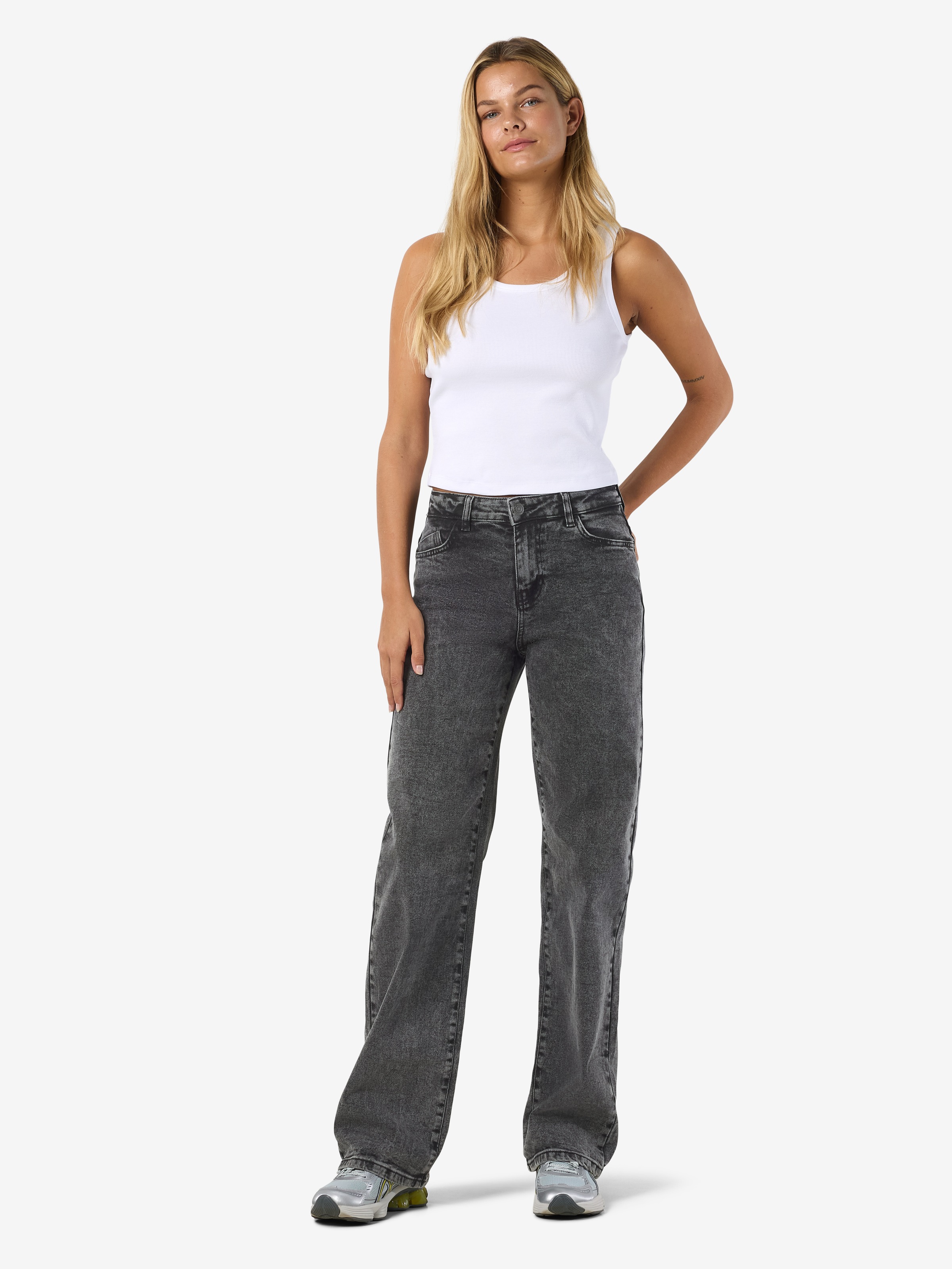 Noisy may Weite Jeans »NMYOLANDA NW WIDE JEANS AZ391DG FWD NOOS«