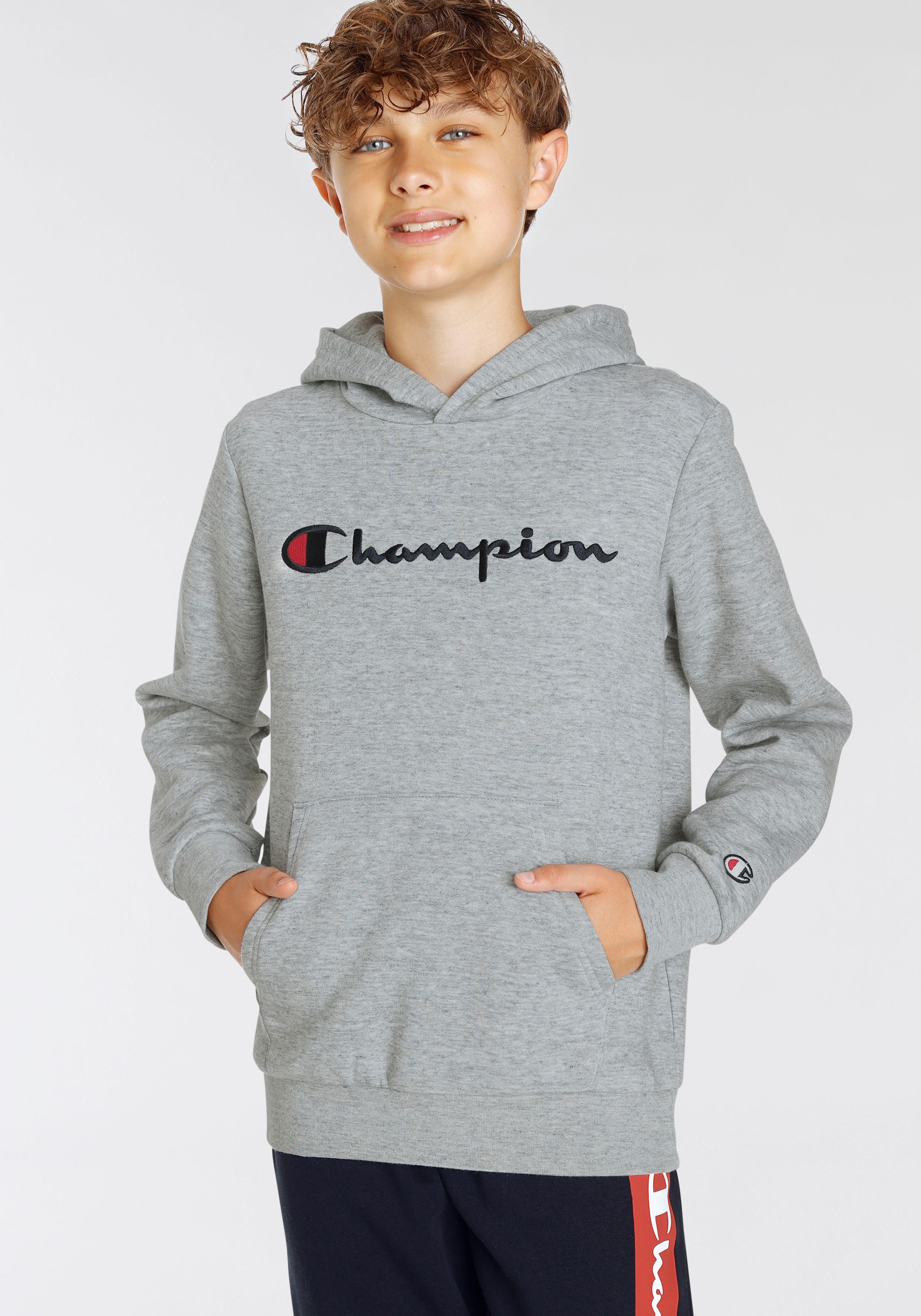 Champion sweater shop grau online