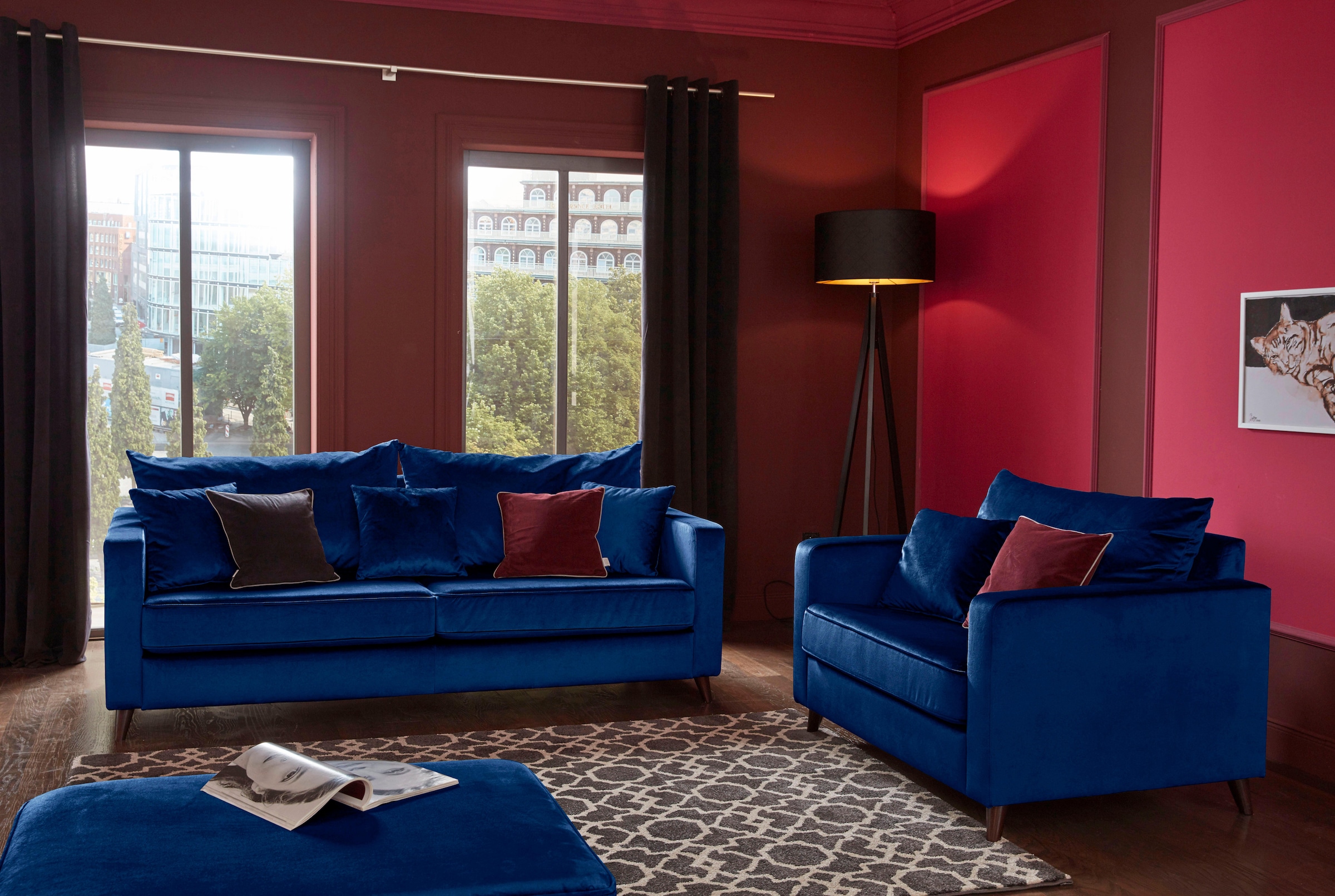 Guido Maria Kretschmer Home&Living 3-Sitzer »Renesse«, lose Kissen, Keder an Sitzkissen