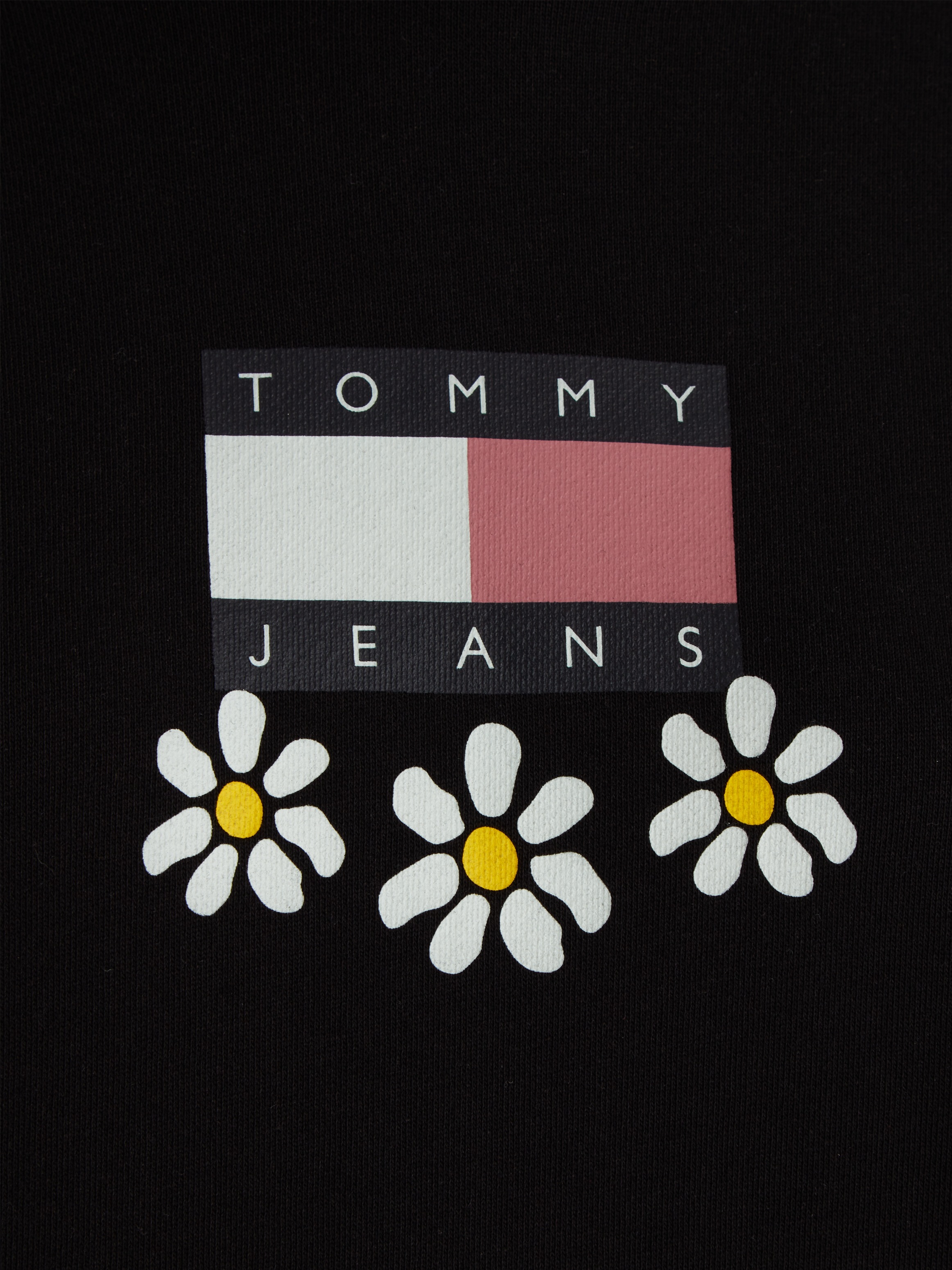 Tommy Jeans Sweatshirt »TJW BXY DAISY FLAG HOODIE«, mit Frontprint