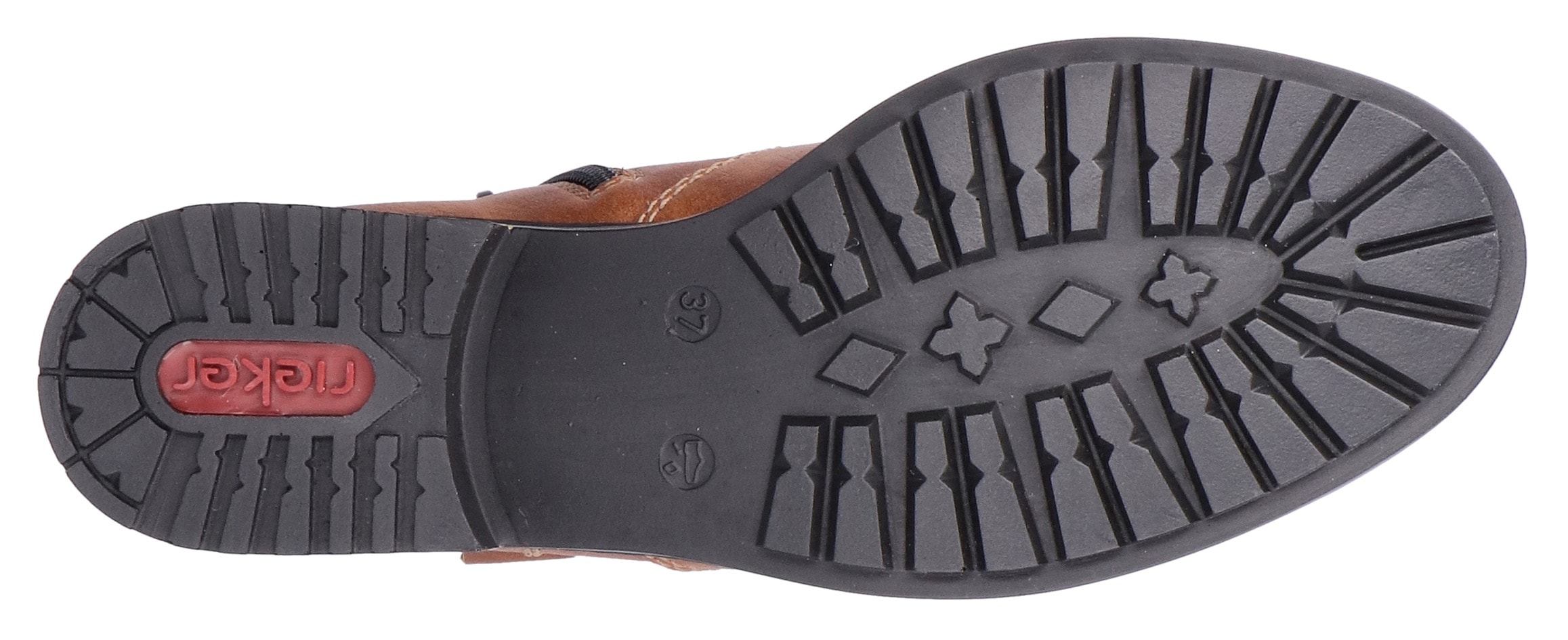 Rieker Winterstiefelette, Schlupfboots, Blockabsatz, mit Innenreißverschluss