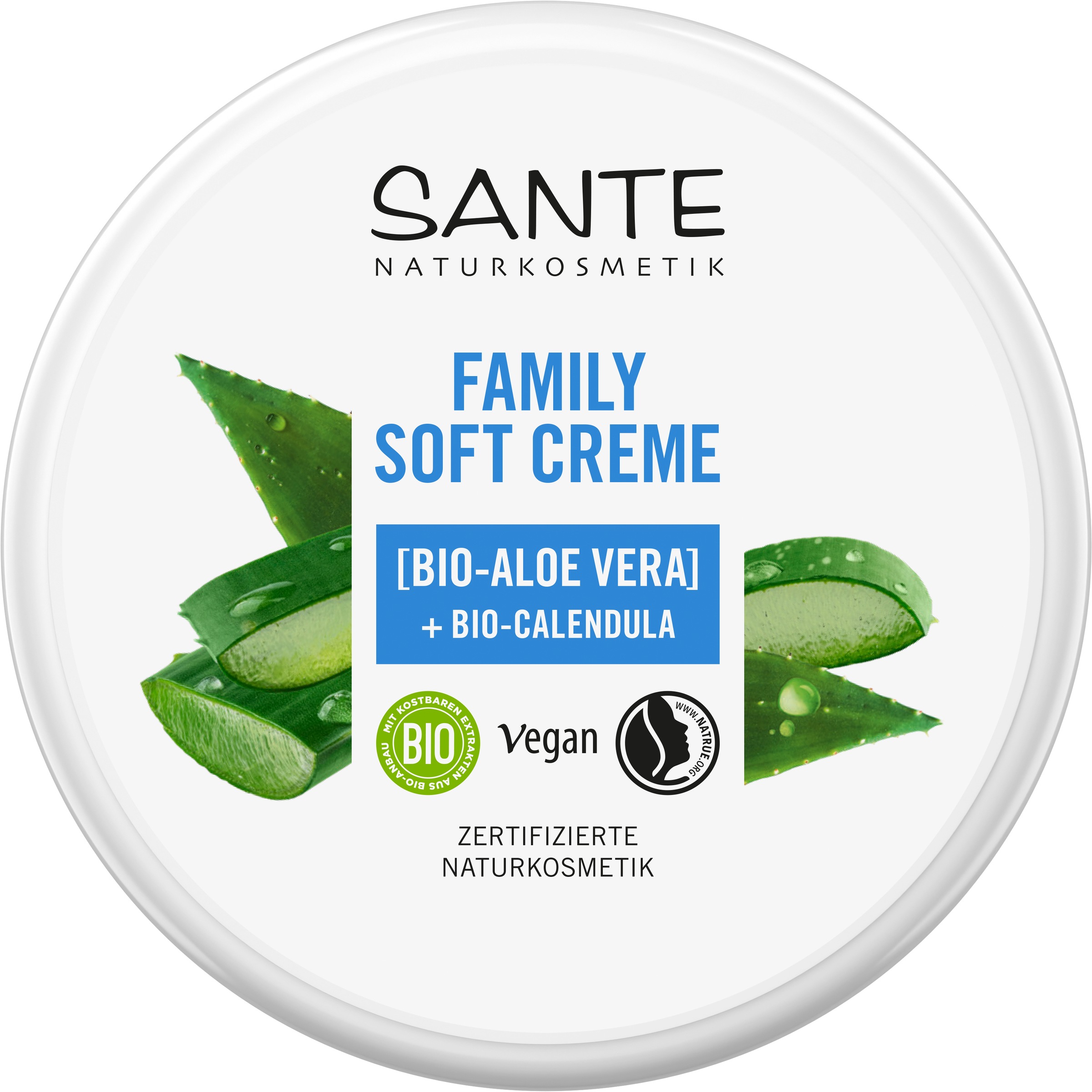 SANTE Gesichtspflege »Soft Creme Bio-Calendula und Bio-Aloe Vera« für alle Hauttypen, mit Creme-Textur, feuchtigkeitsspendend