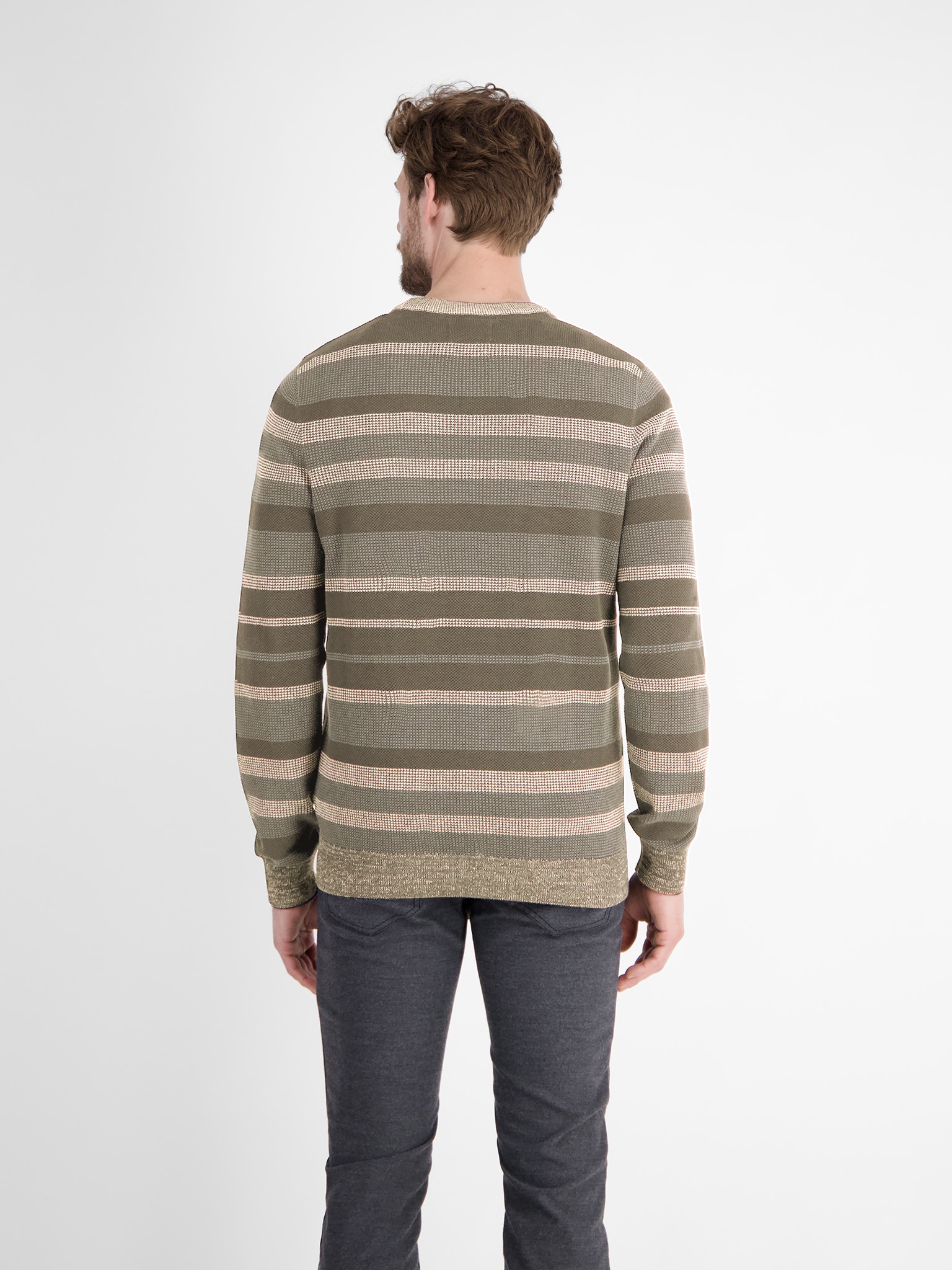 LERROS Strickpullover, in Streifen-Optik