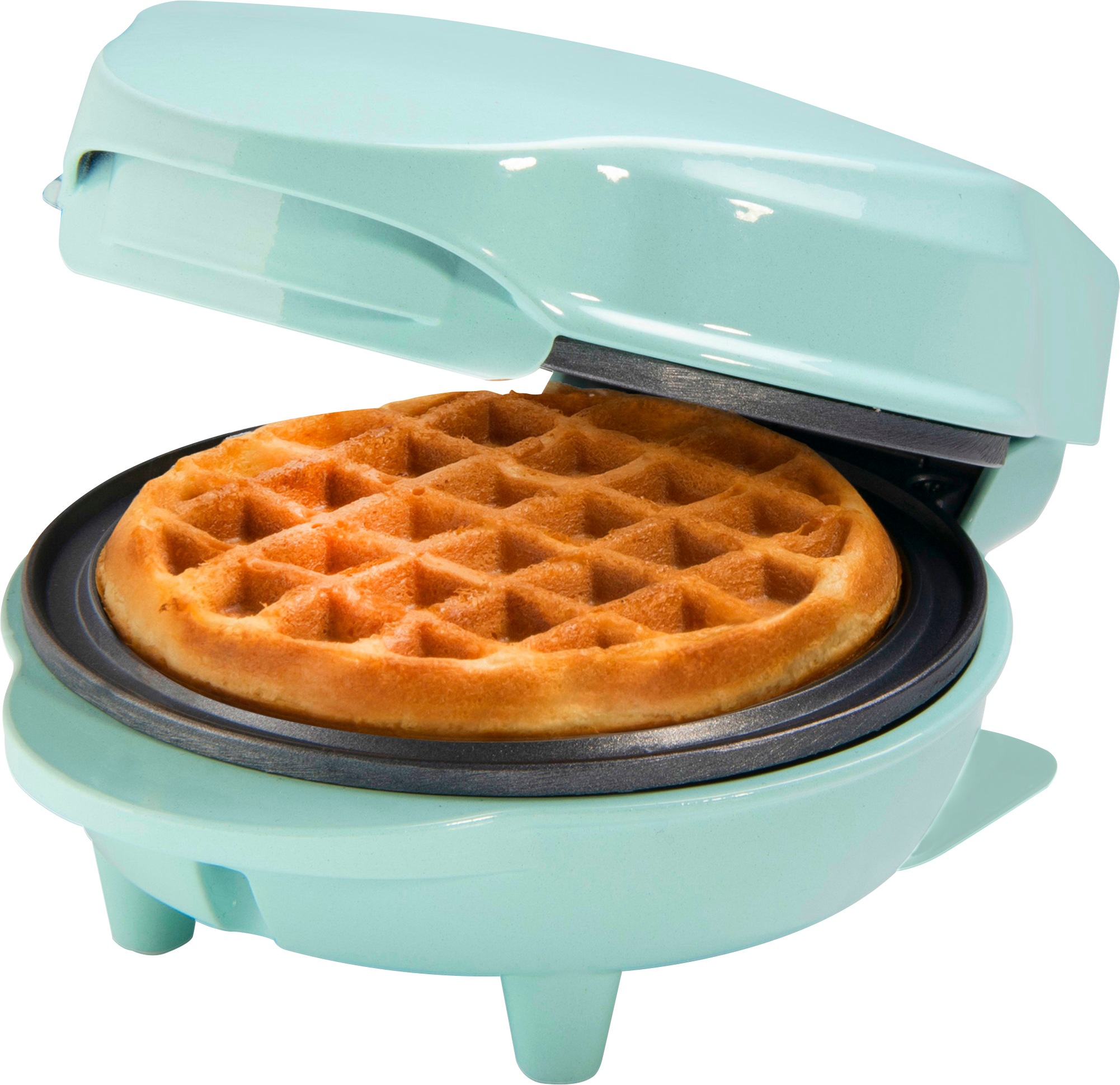 bestron Waffeleisen »AMW500 Mini«, 550 W, für klassische Waffeln, kleiner Waffelmaker mit Antihaftbeschichtung