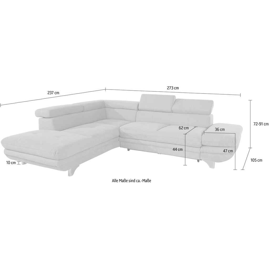 COTTA Ecksofa »Enterprise«