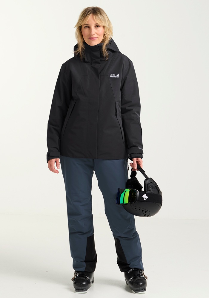 Jack Wolfskin Skijacke »FLOWLINE 2L INS JKT W« mit Kapuze