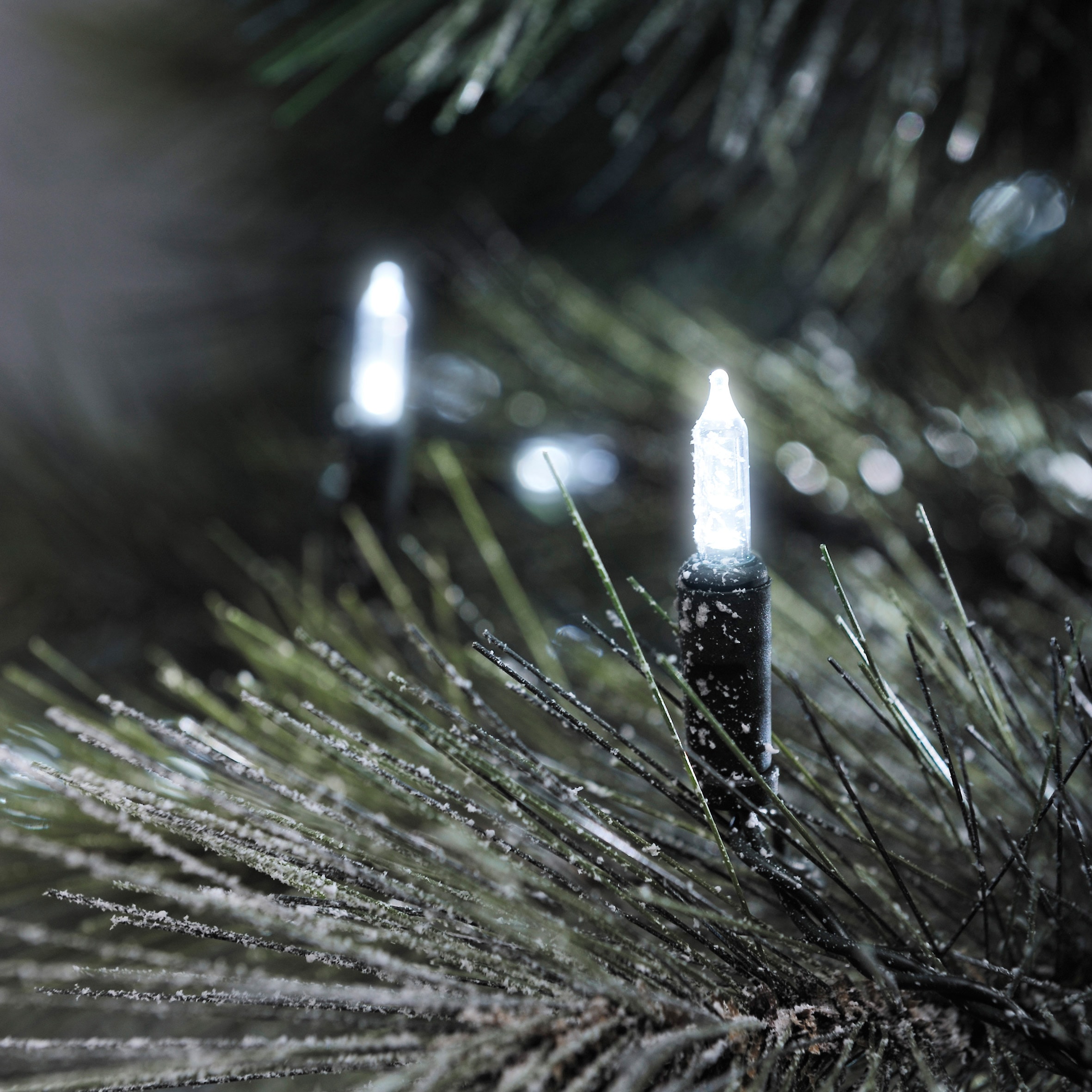 KONSTSMIDE LED-Lichterkette 80 Stk.-flammig LED Minilichterkette, 80 kalt weiße Dioden