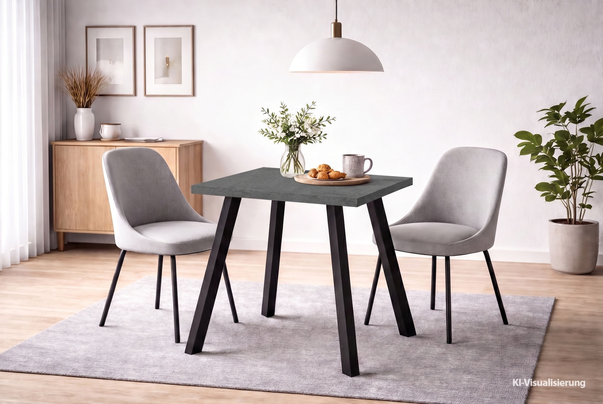 Mäusbacher Bistrotisch »Big Bistro Metall« Eckige Platte BHT 70x75x70 cm