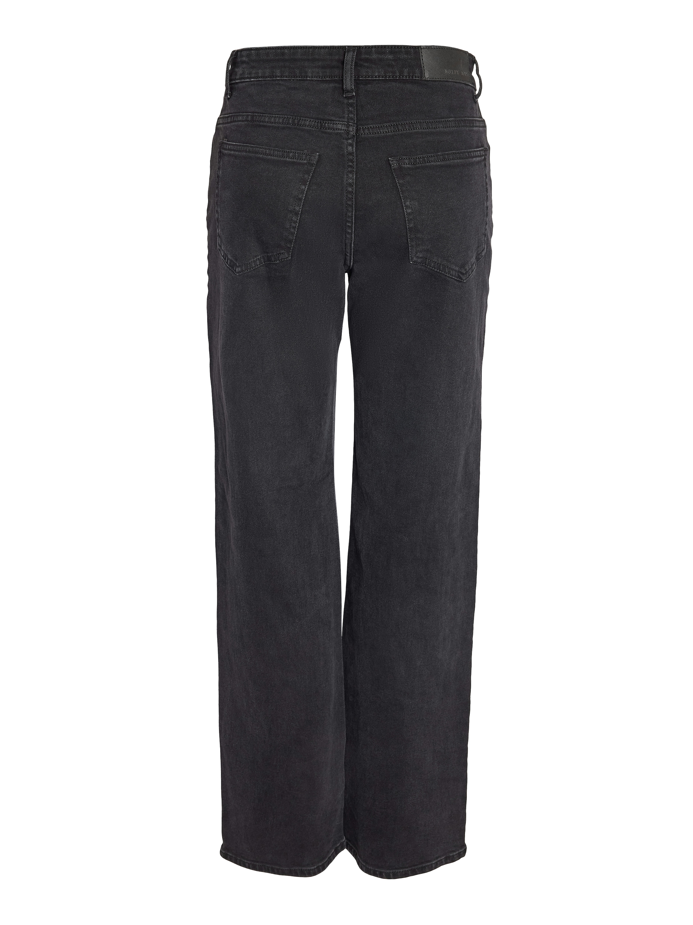 Noisy may Straight-Jeans »NMYOLANDA NW WIDE JEANS BLACK NOOS« extra lang