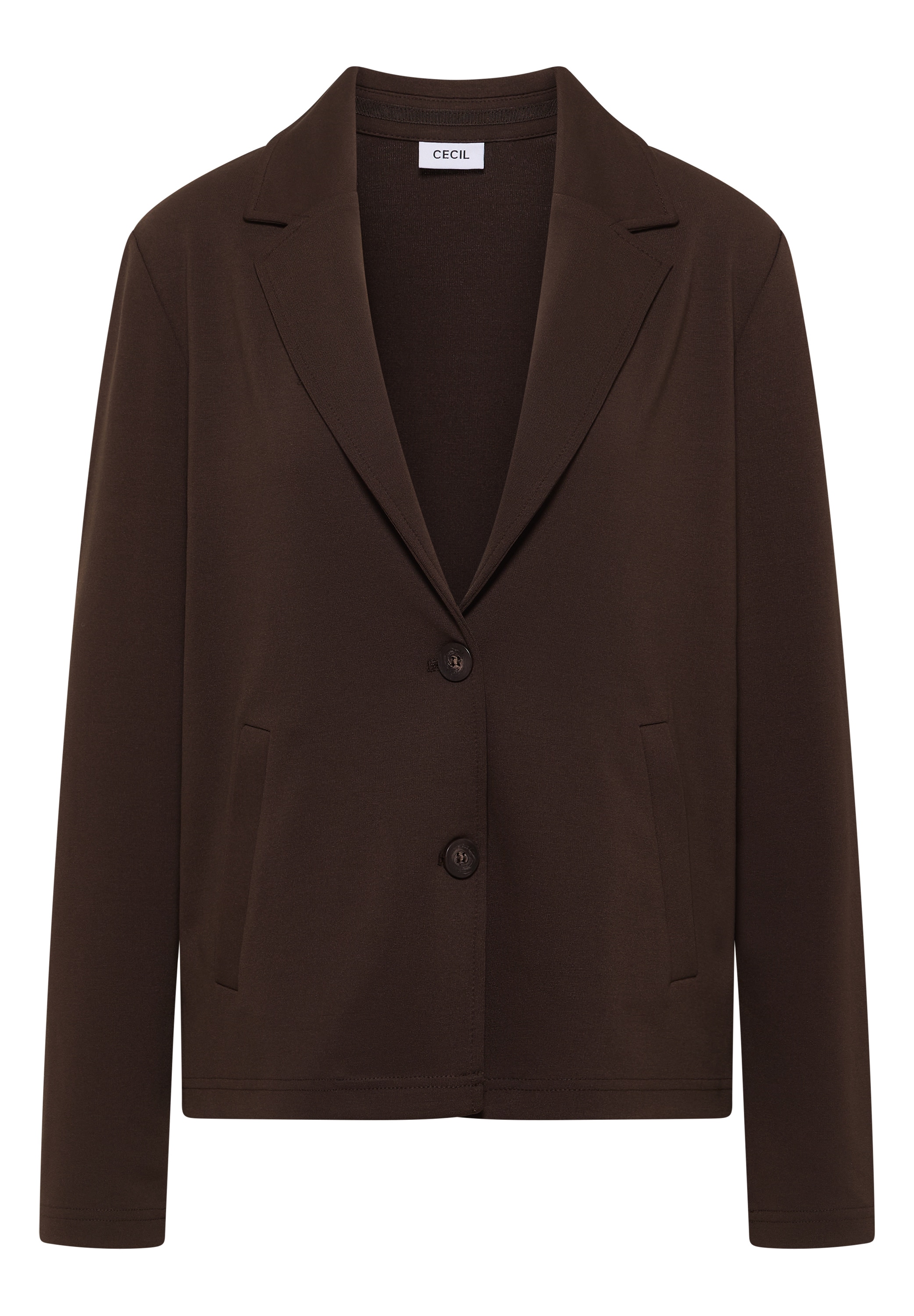 Cecil Sweatblazer mit Knopfverschluss und Viskose