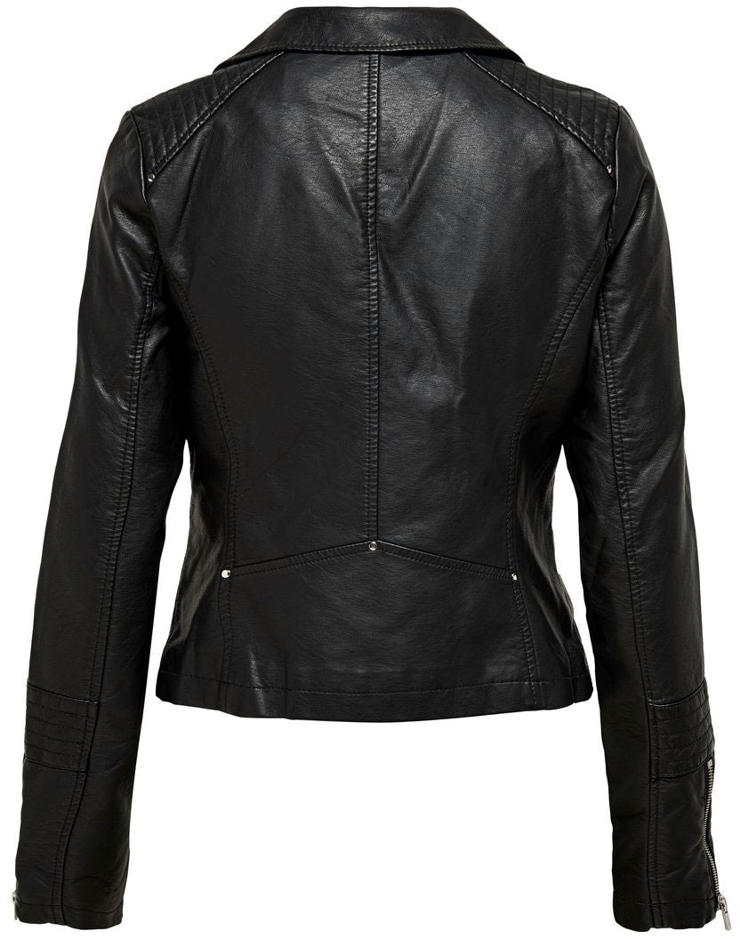 ONLY Lederimitatjacke »ONLGEMMA FAUX LEATHER BIKER OTW NOOS«, im Biker Style