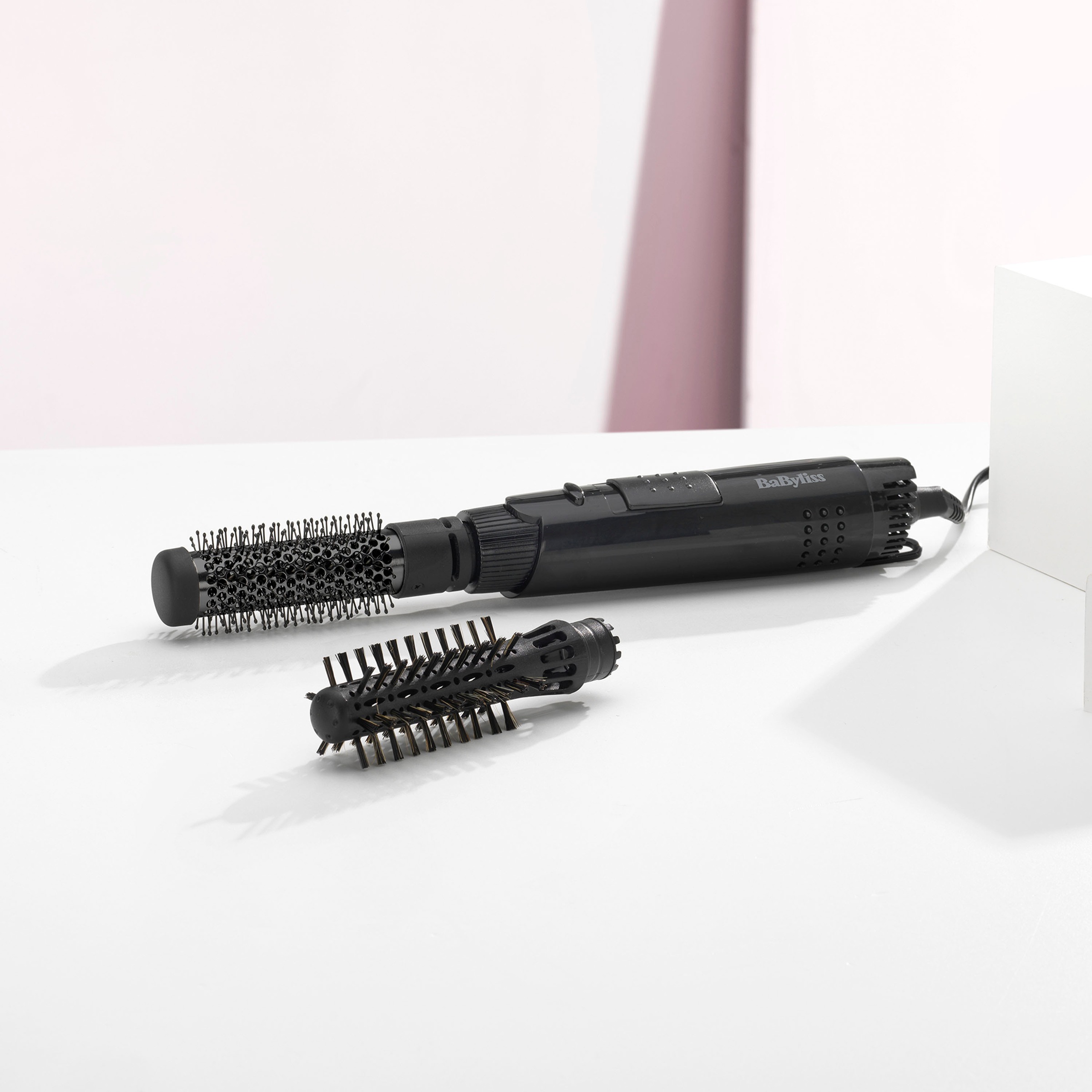 BaByliss Warmluftbürste »Smooth Shape Airstyler«, 2 Aufsätze