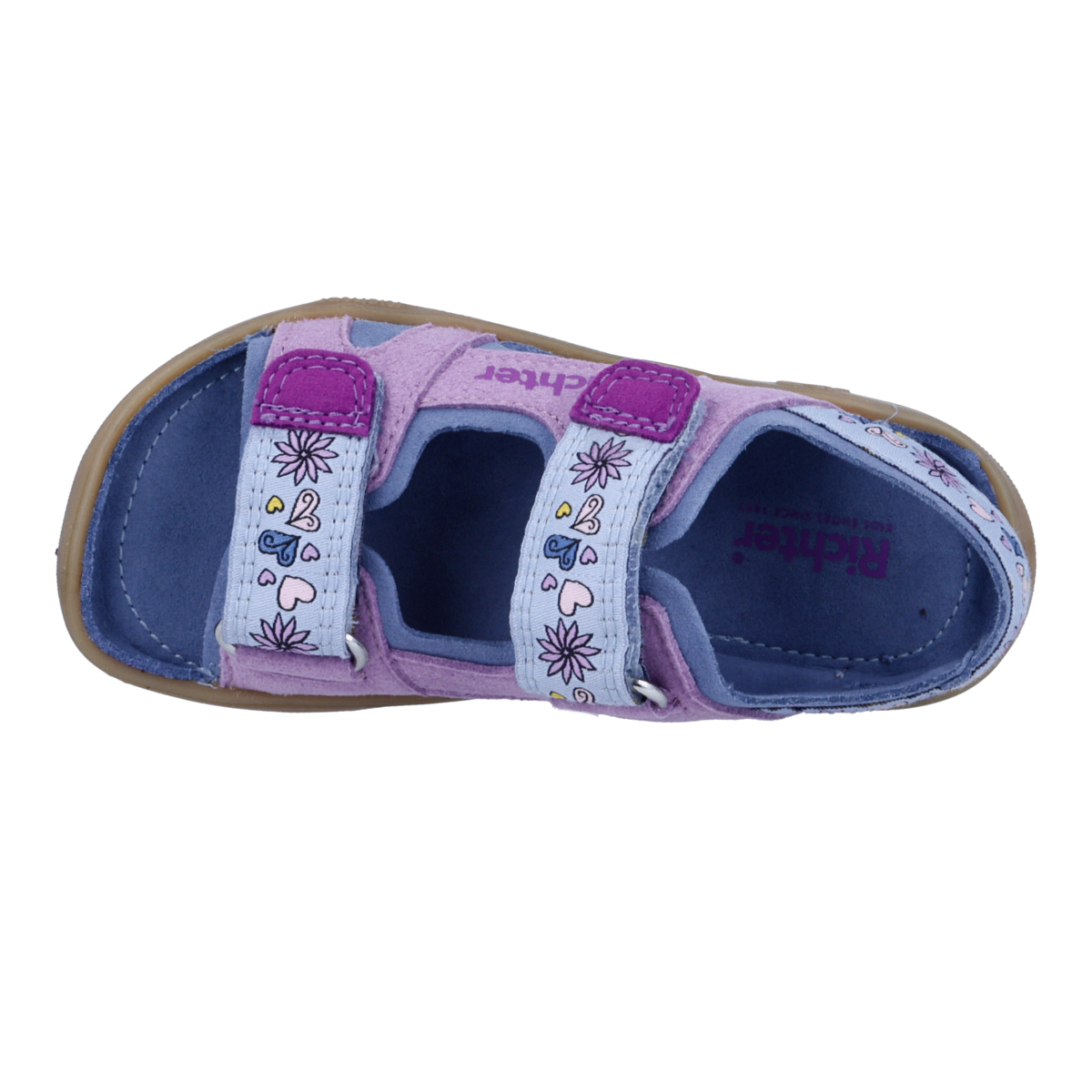 Richter Barfußschuh »Lucky«  Kinderschuh, Sandale, Größenschablone zum Download, mit WMS