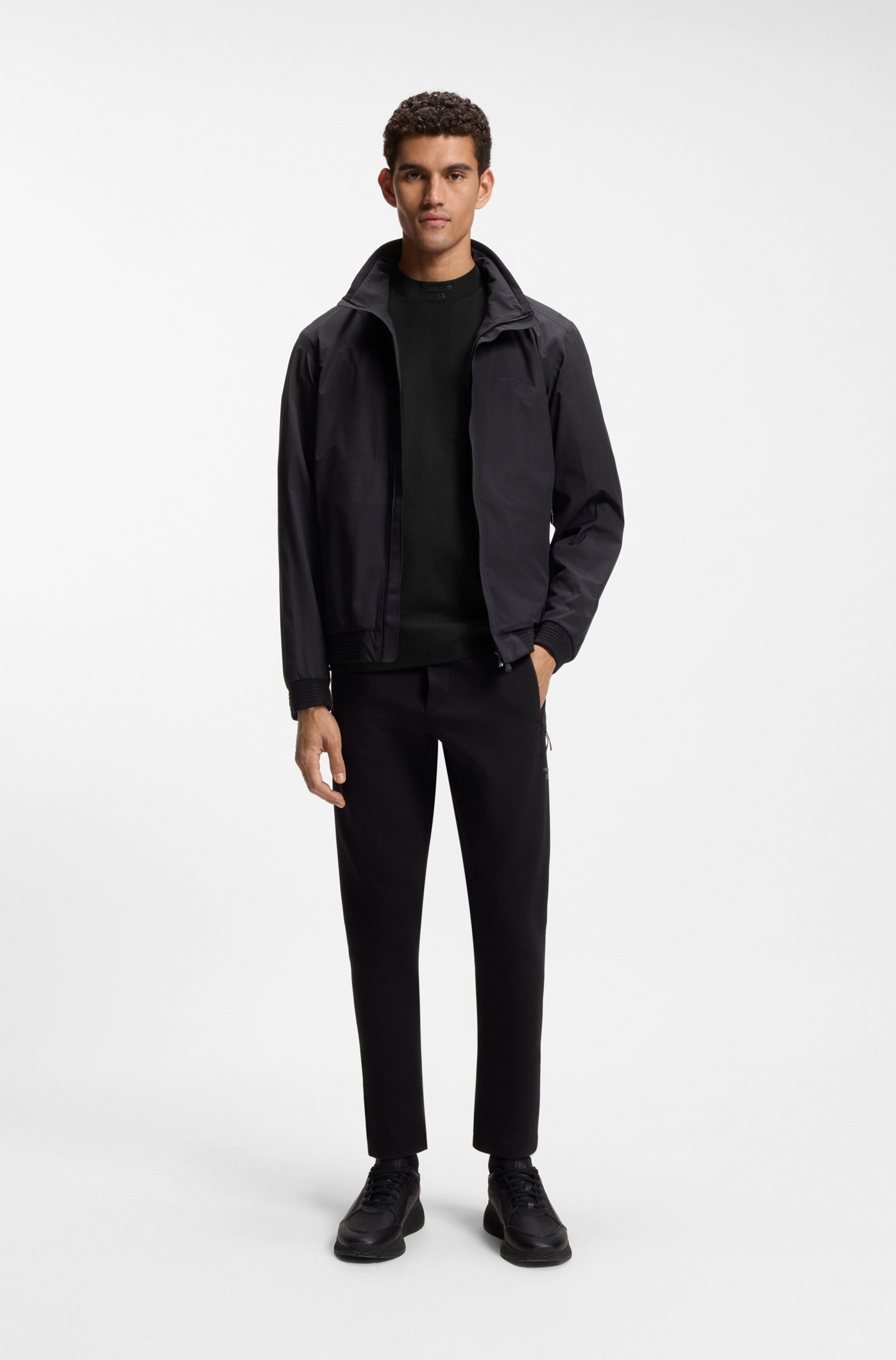 BOSS GREEN Stehkragenshirt »Porsche Spirit 70 Capsule Collection« Premium Herrenmode Limited