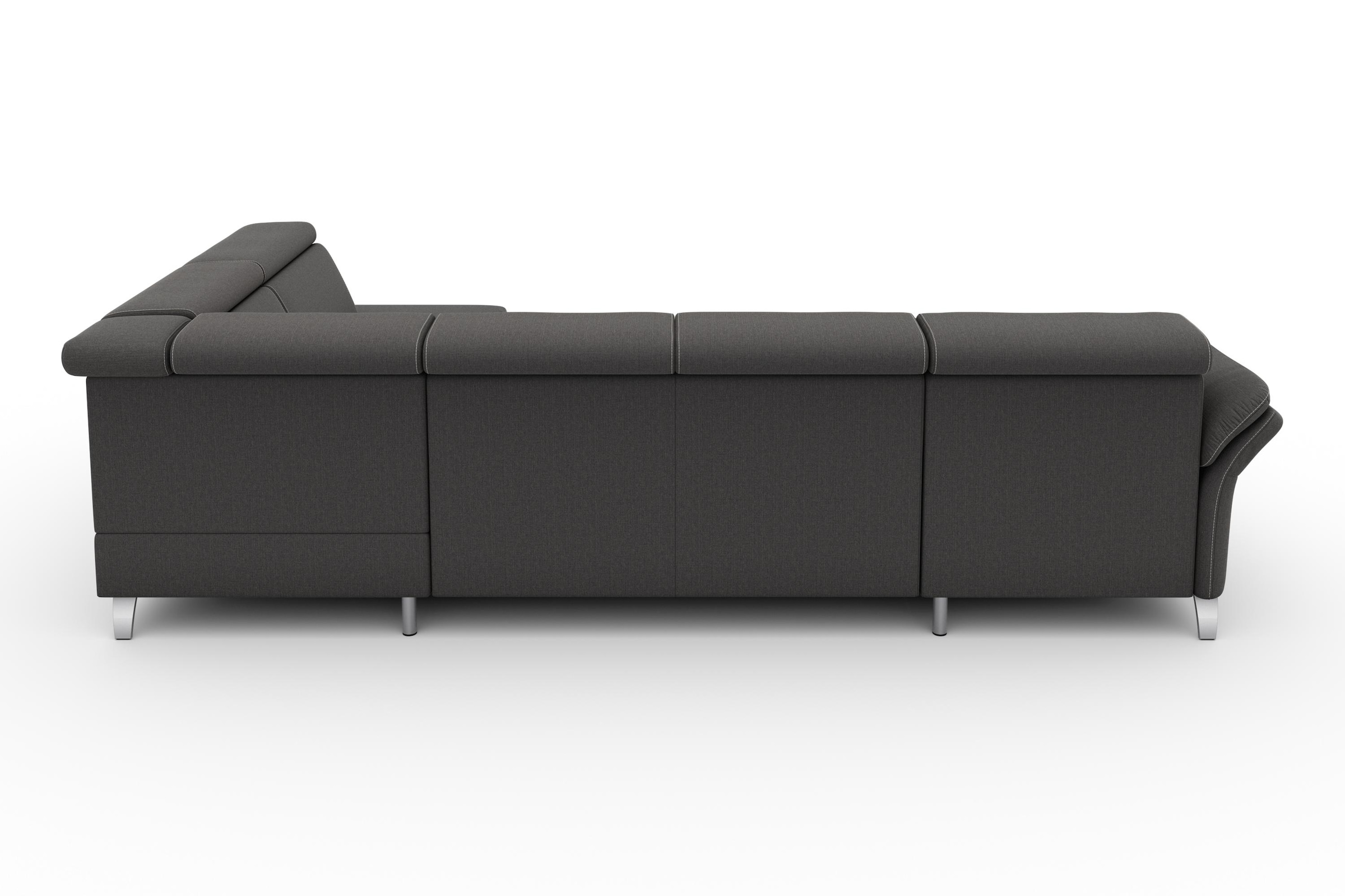 sit&more Wohnlandschaft »Vincenzo U-Form«, inklusive Kopfteilverstellung, wahlweise mit Bettfunktion, Bettkasten