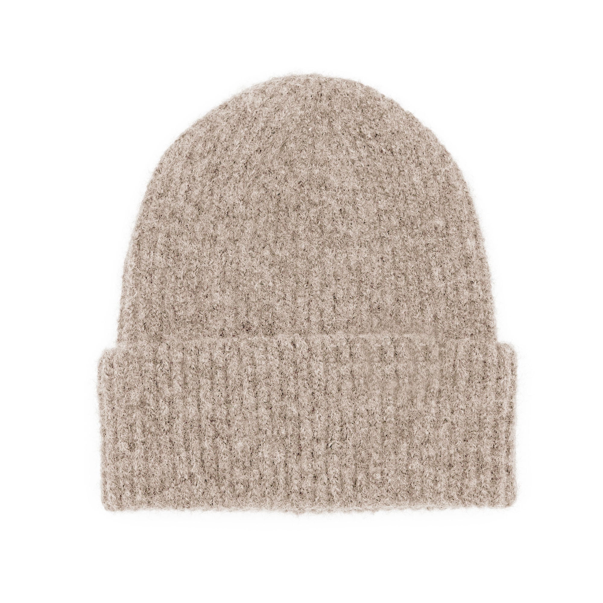CAPO Strickmütze Dezente Melange-Töne, Grobstrick