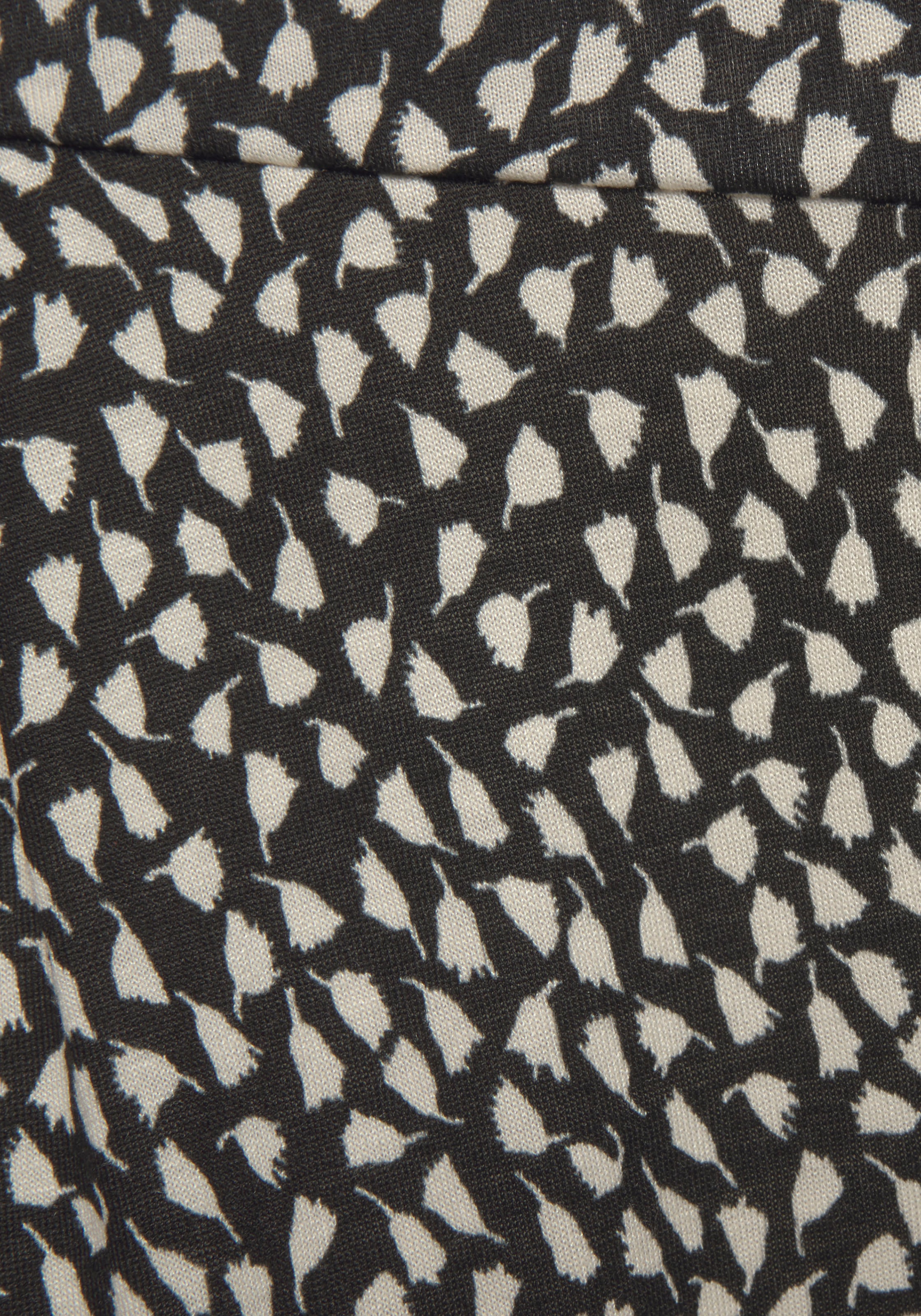 s.Oliver Strandhose  mit Blumendruck und Taschen, leichte Jerseyhose