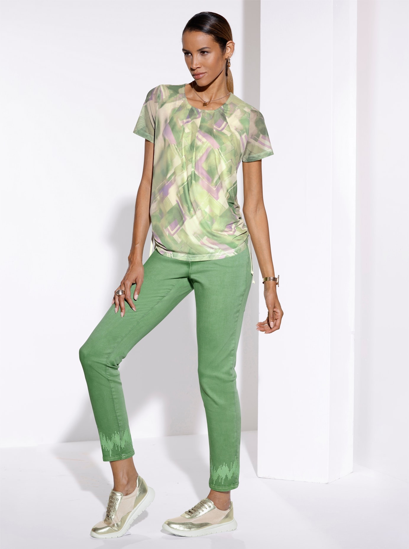 creation L Rundhalsshirt »Shirt« 1 tlg.