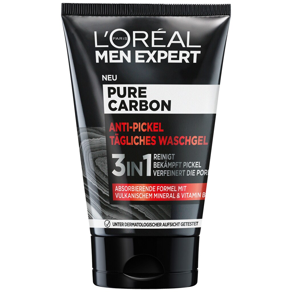 L'ORÉAL PARIS MEN EXPERT Gesichtsreinigungsgel »Pure Carbon Anti-Pickel«