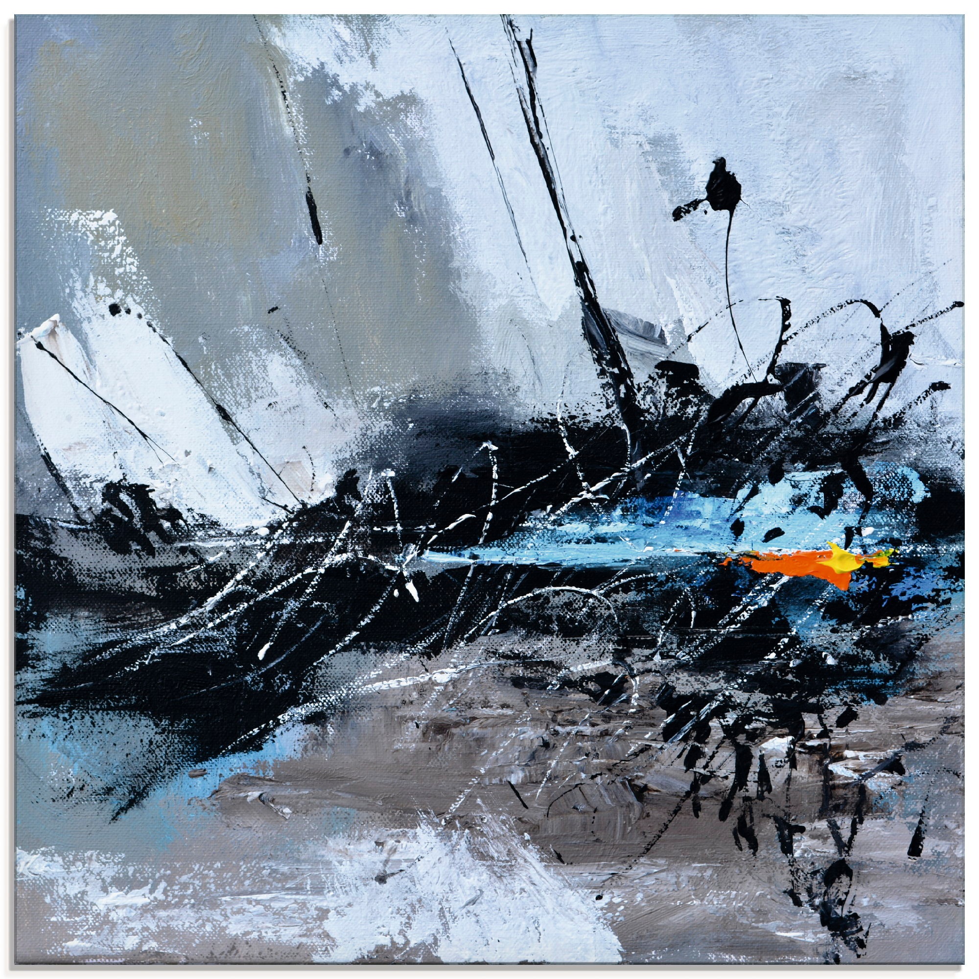 Artland Glasbild »Abstrakt IV«, Gegenstandslos, (1 St.)