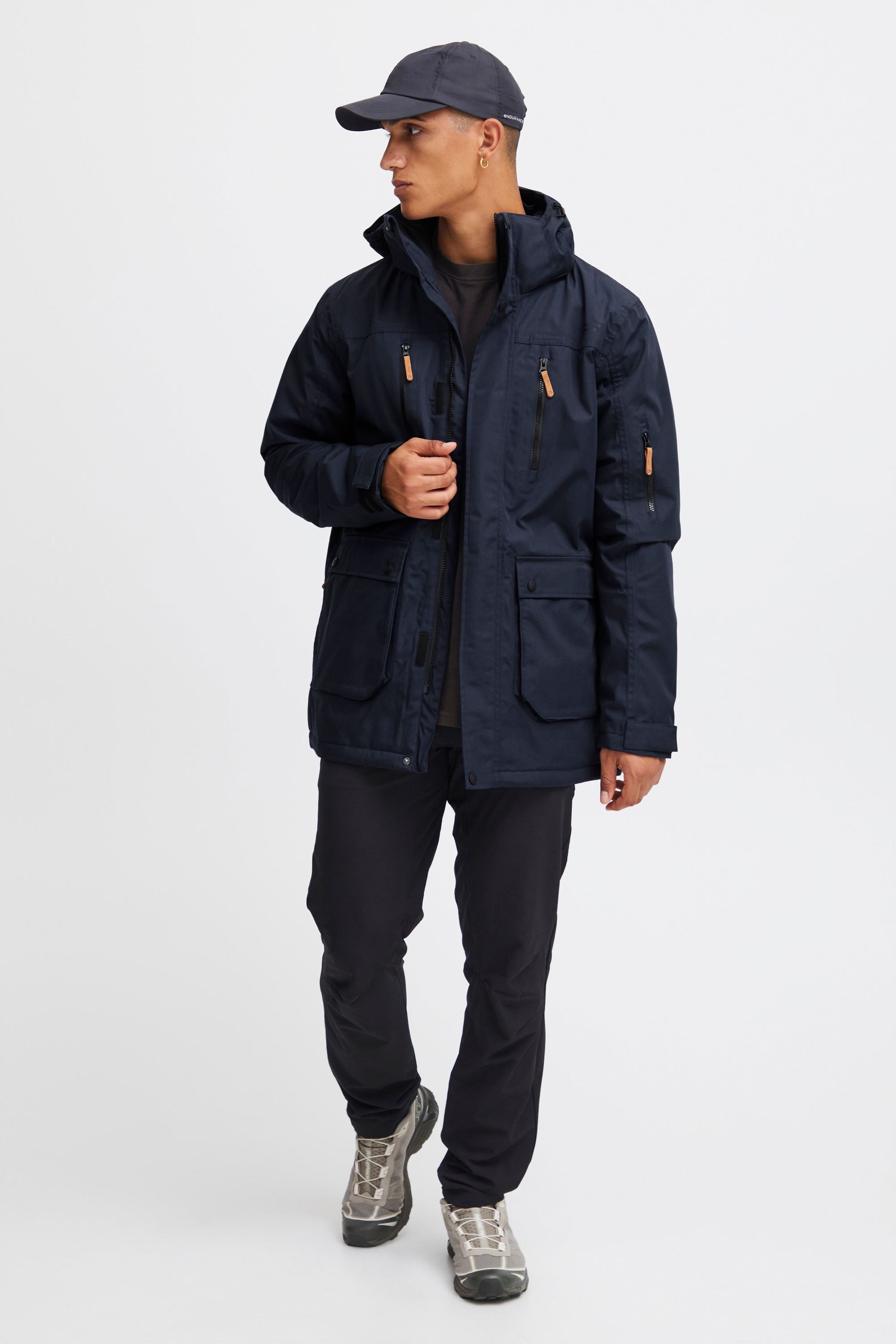 North Bend Outdoorjacke »Outdoorjacke NBWan M W-PRO 10.000 mit wasserdichter Beschichtung«, mit Kapuze