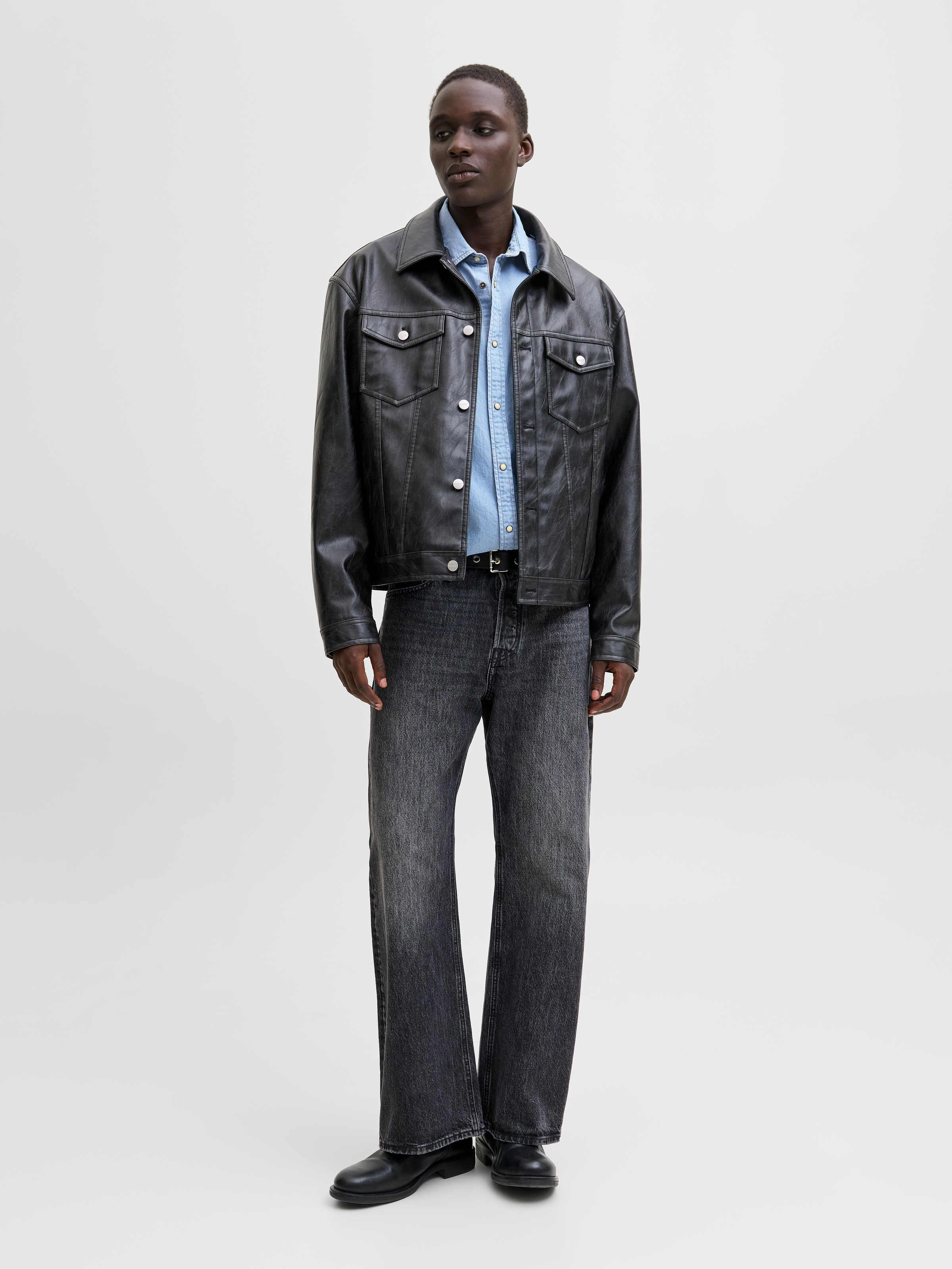Jack & Jones Langarmhemd »JJESHERIDAN SHIRT L/S NOOS« mit angesetzter Brusttasche