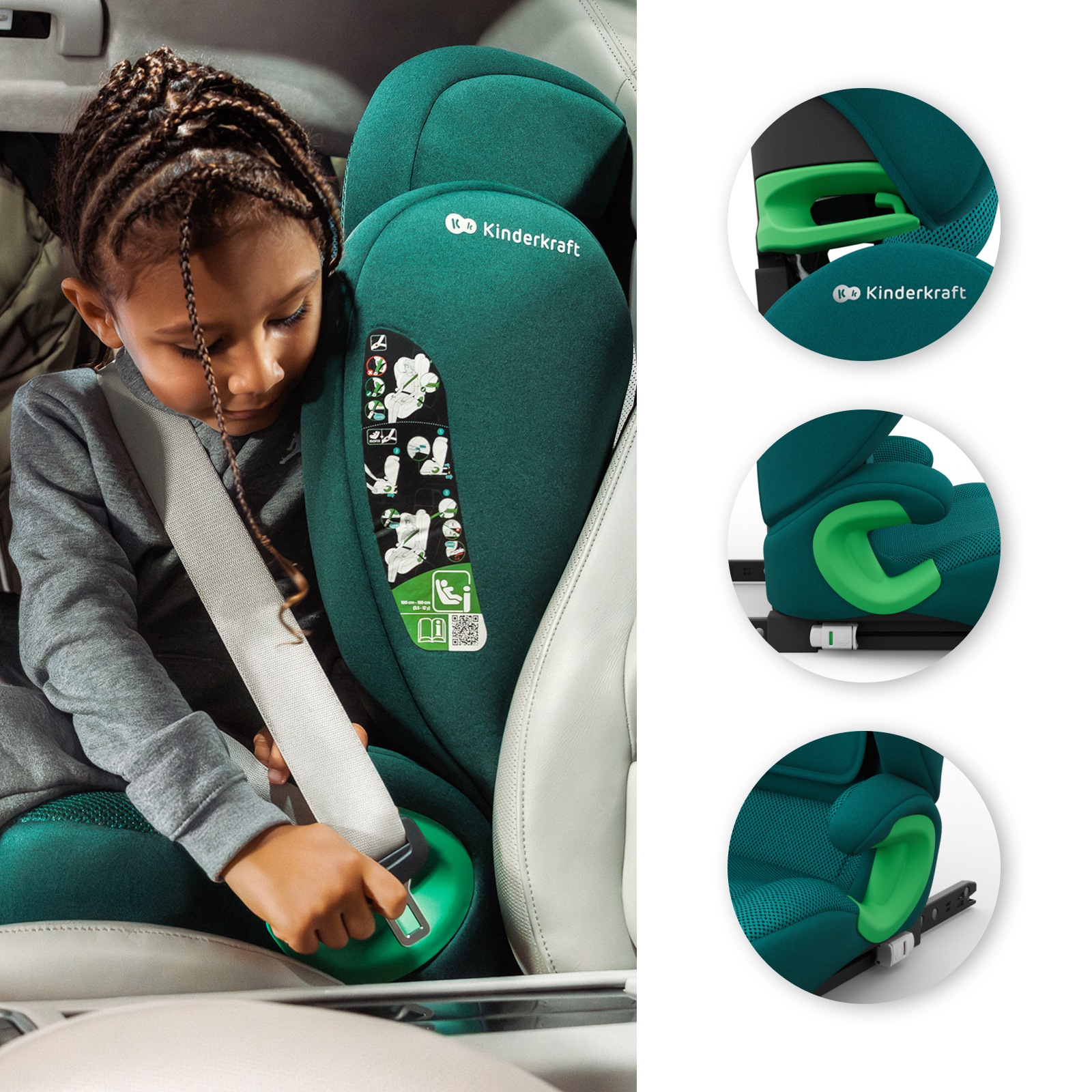 Kinderkraft Autokindersitz »JUNIOR FIX 2 PLUS«