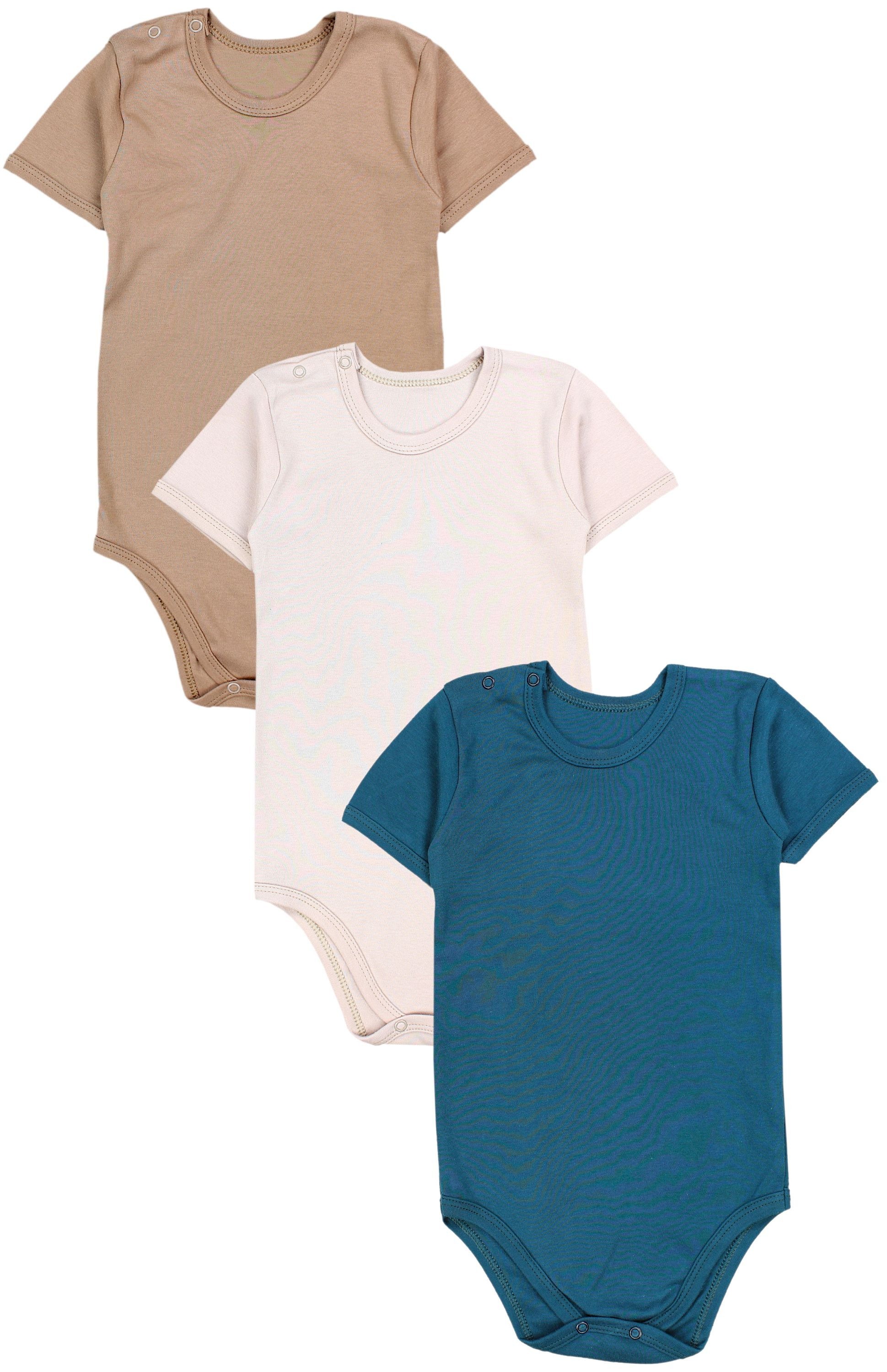 TupTam Kurzarmbody »Body Kinder Unisex Kurzarm Body 3er Set«