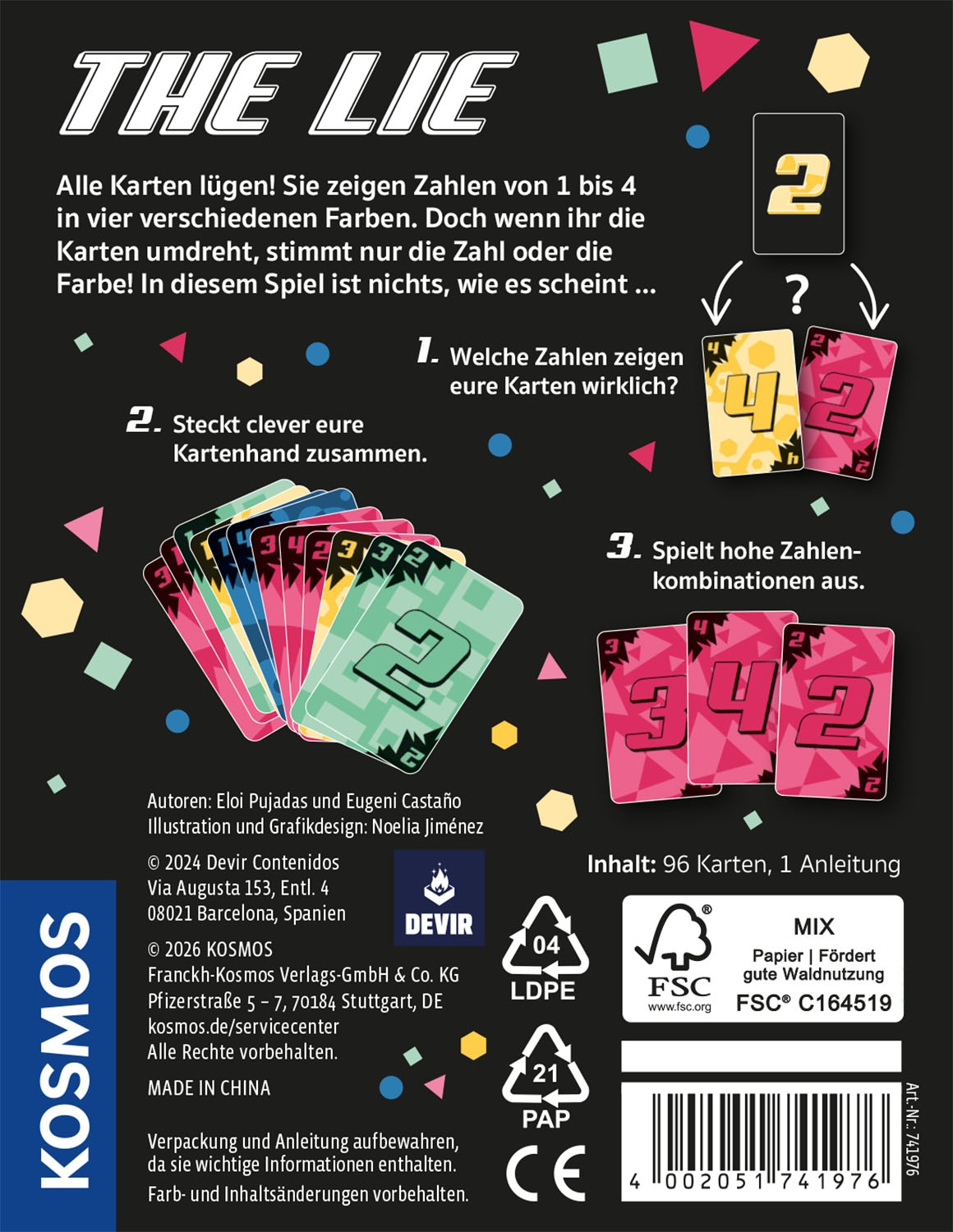 Kosmos Spiel »The Lie«