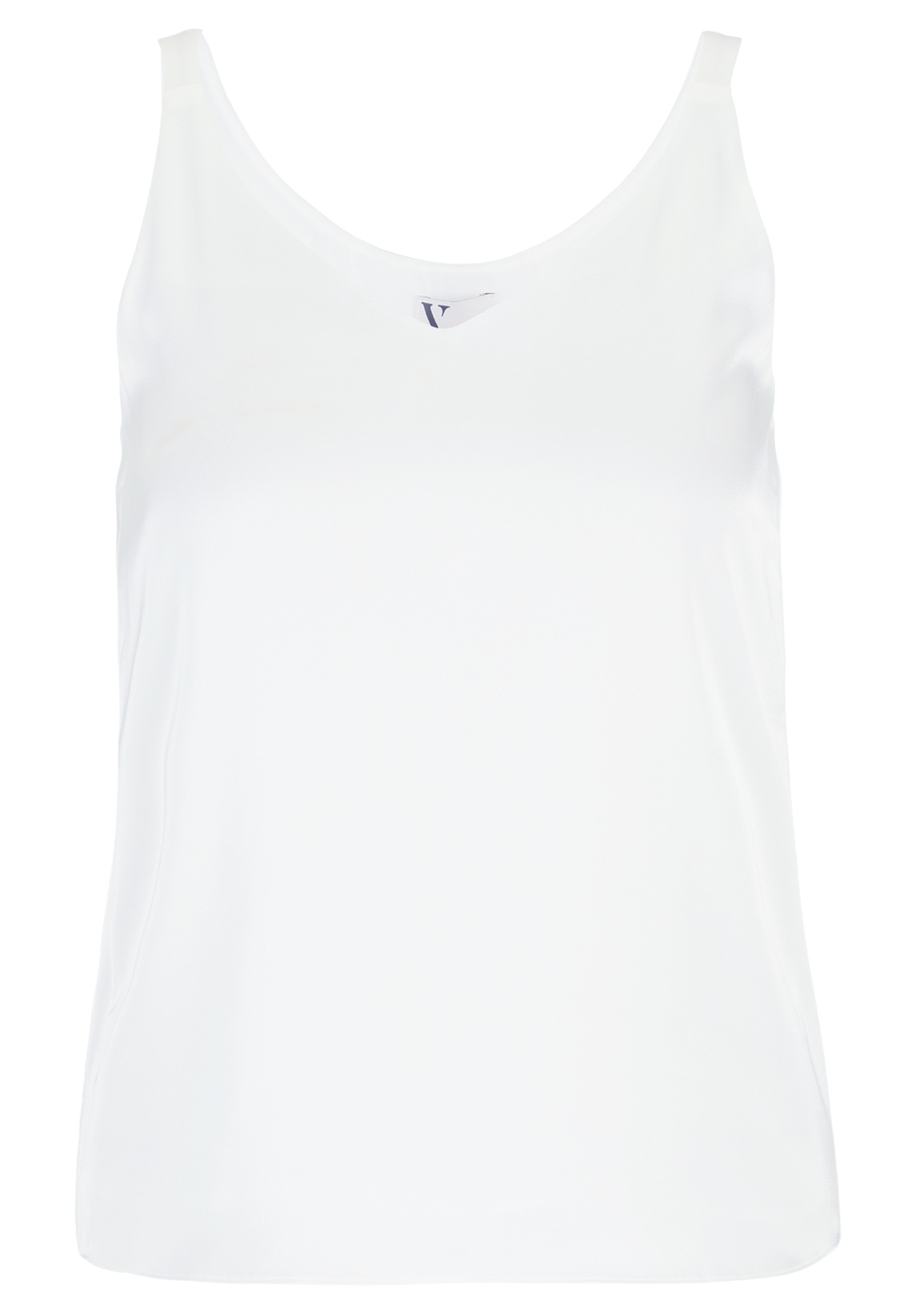 Vera Mont Damen Satinbluse »Satin-Bluse mit V-Ausschnitt«, Größe 44