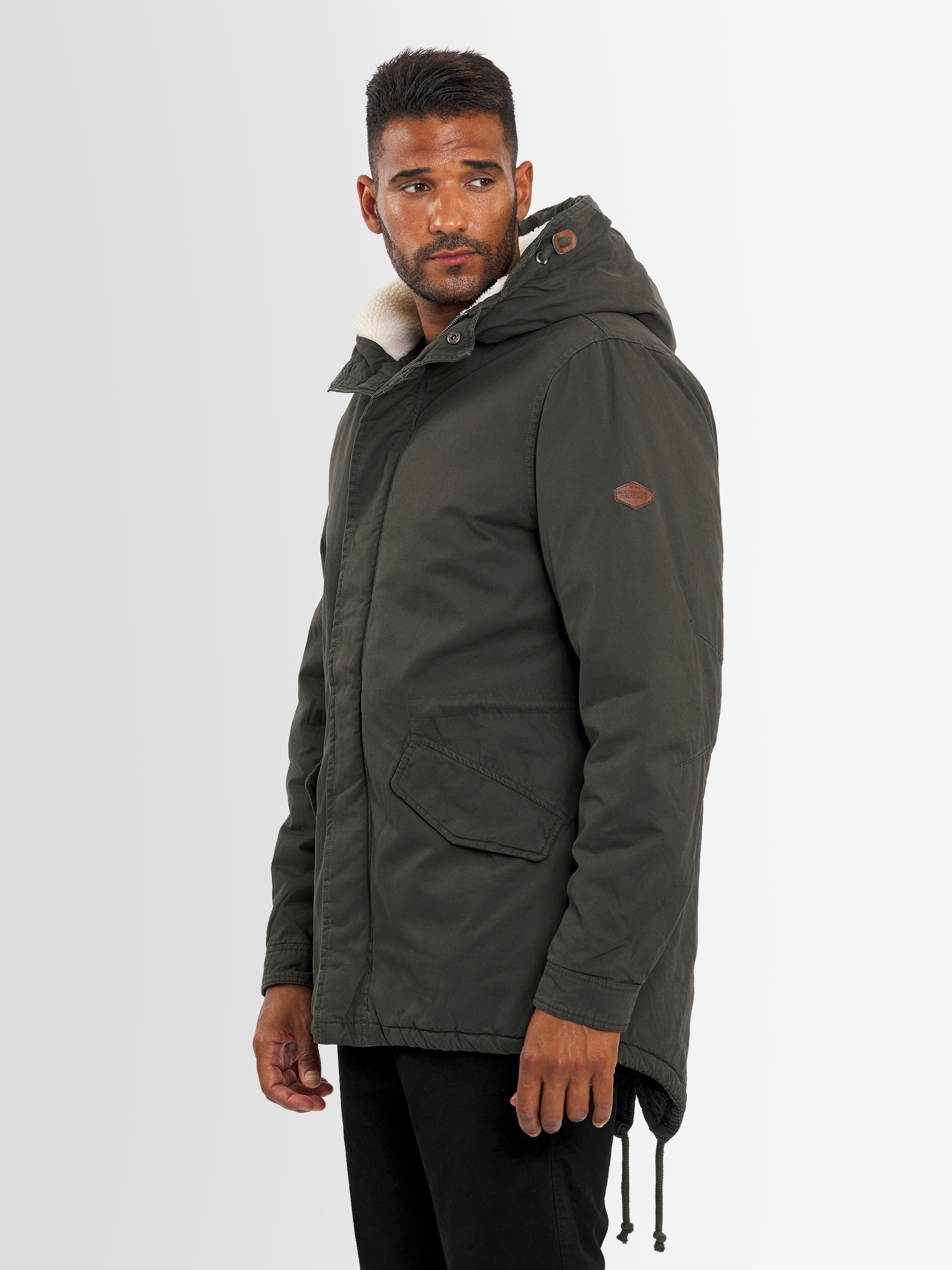 Alessandro Salvarini Winterjacke »A. Salvarini Herren Winter Parka AS138«