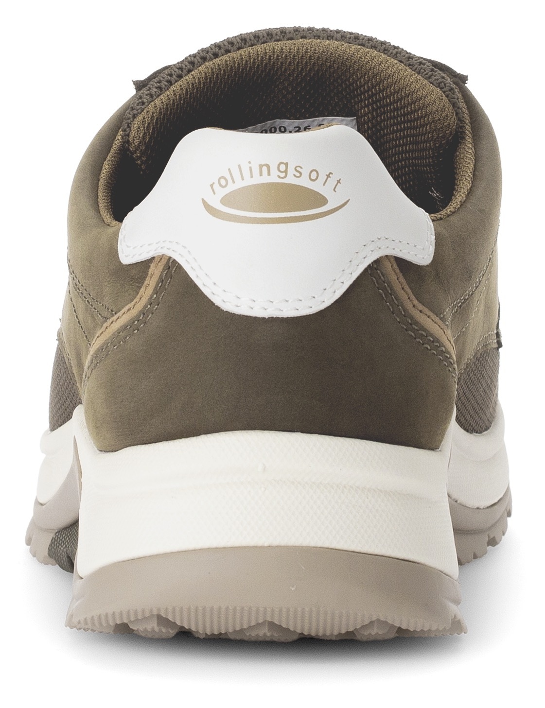 Gabor Rollingsoft Keilsneaker, Freizeitschuh, Halbschuh, Schnürschuh mit Ziernähten, G-Weite