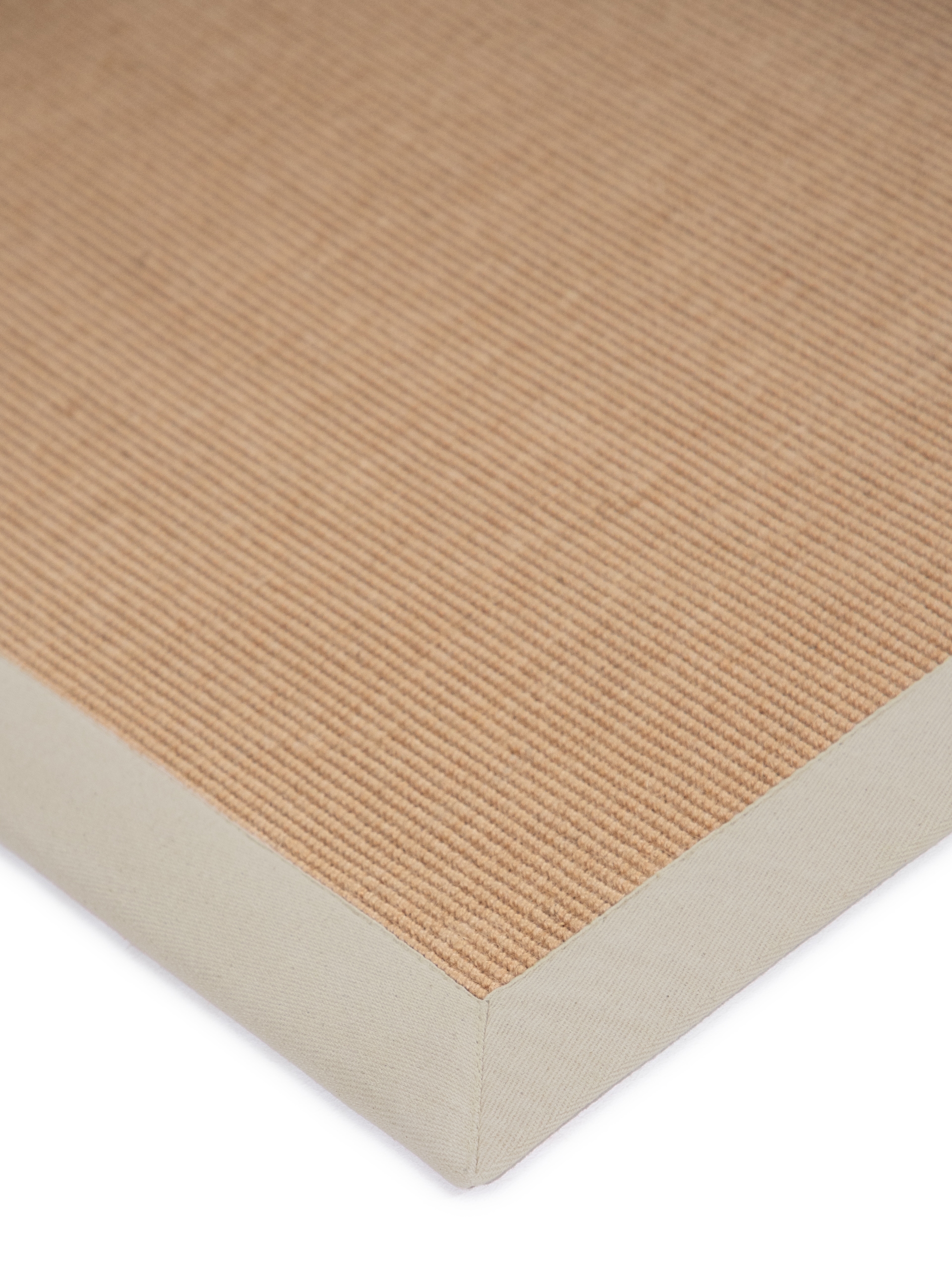 carpetfine Sisalteppich »Sisal,  auch als Läufer erhältlich«, rechteckig, 5 mm Höhe, mit farbiger Bordüre, Anti Rutsch Rückseite, viele Größen, Wohnzimmer