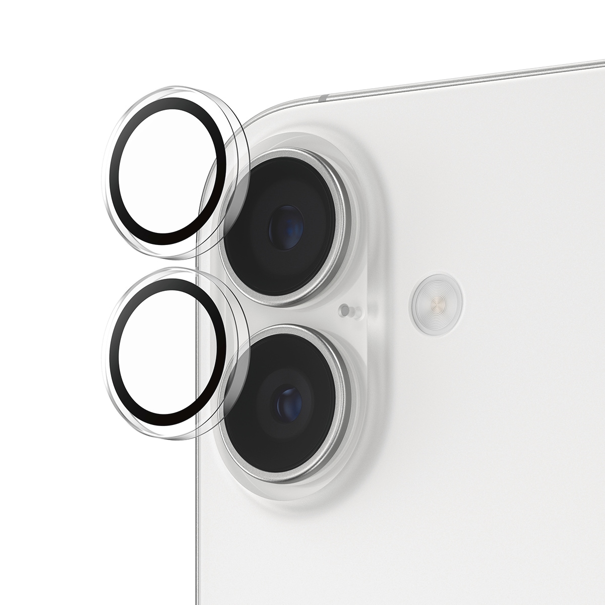 CARE by PanzerGlass Kameraschutzglas »Hoops Camera Lens Protector« für Apple iPhone 17;Apple iPhone 16;Apple iPhone 16 Plus Kameraschutz,Linsenschutz,Objektivschutz, kratz- & stoßfest