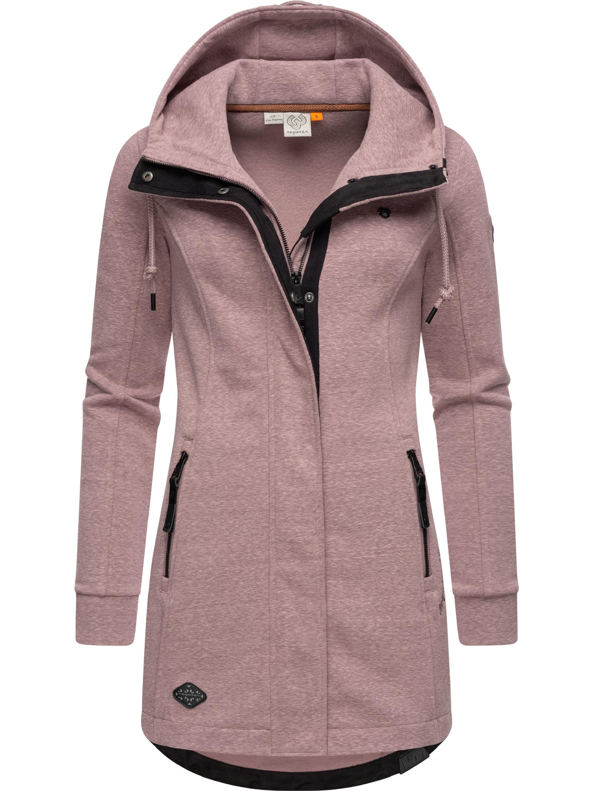 Sweatjacke »Sweatjacke Letty Intl.«, Sportliche Kapuzenjacke mit Kunstleder-Elementen