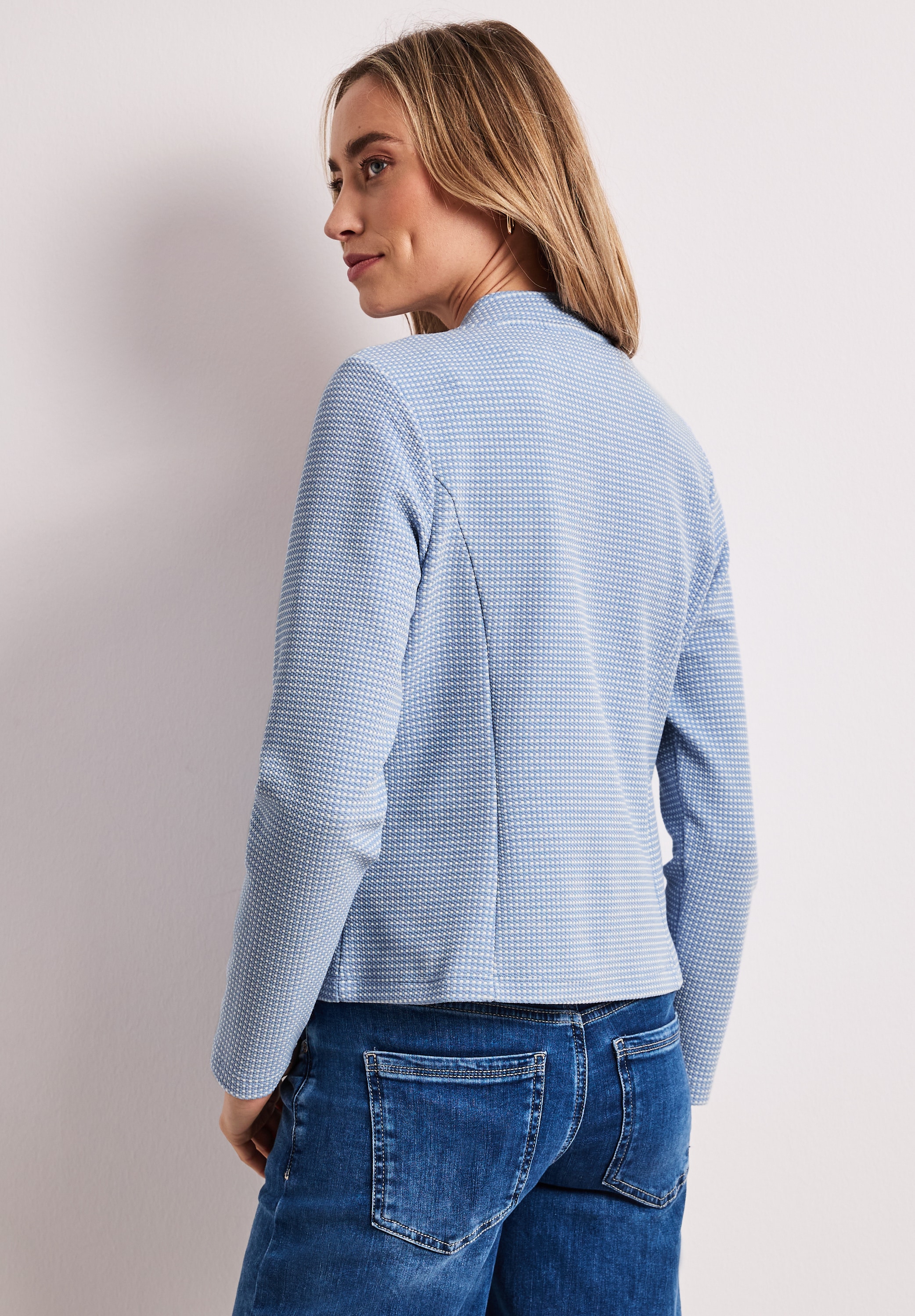 STREET ONE Jackenblazer mit Struktur aus Jersey
