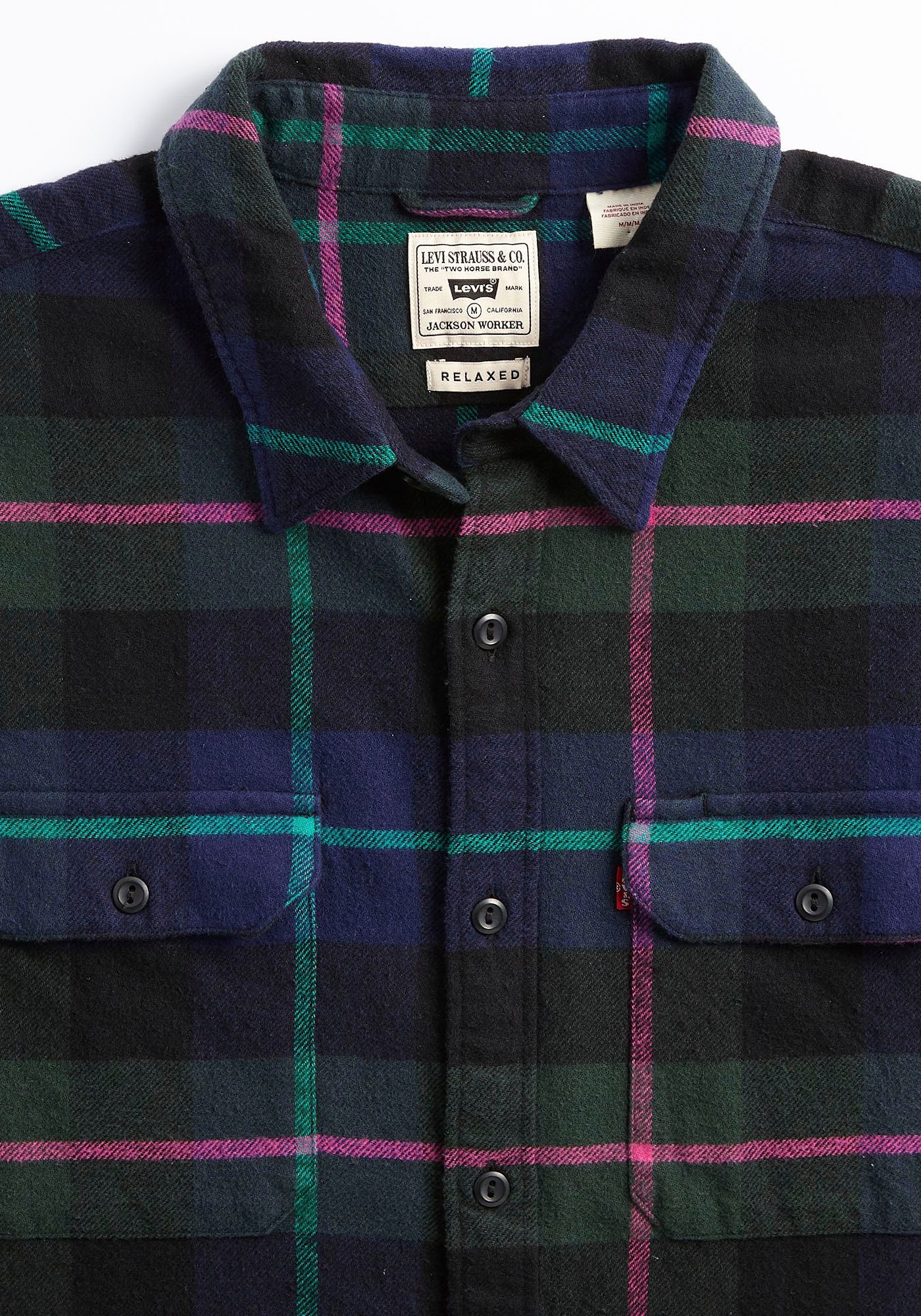 Levi's® Flanellhemd »JACKSON WORKER«, mit durchgehender Knopfleiste