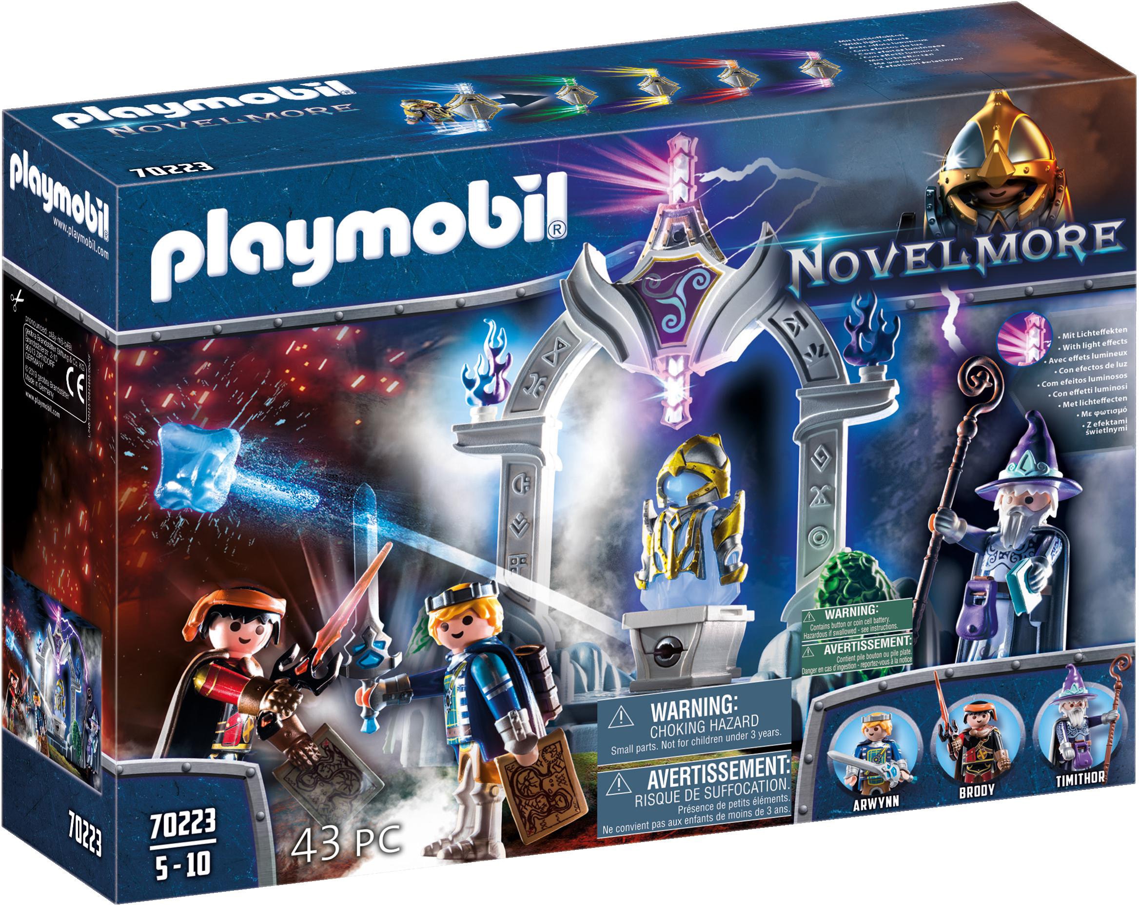 Playmobil® Konstruktions-Spielset »Tempel der Zeit (70223), Novelmore«, (43 St.), Made in Germany