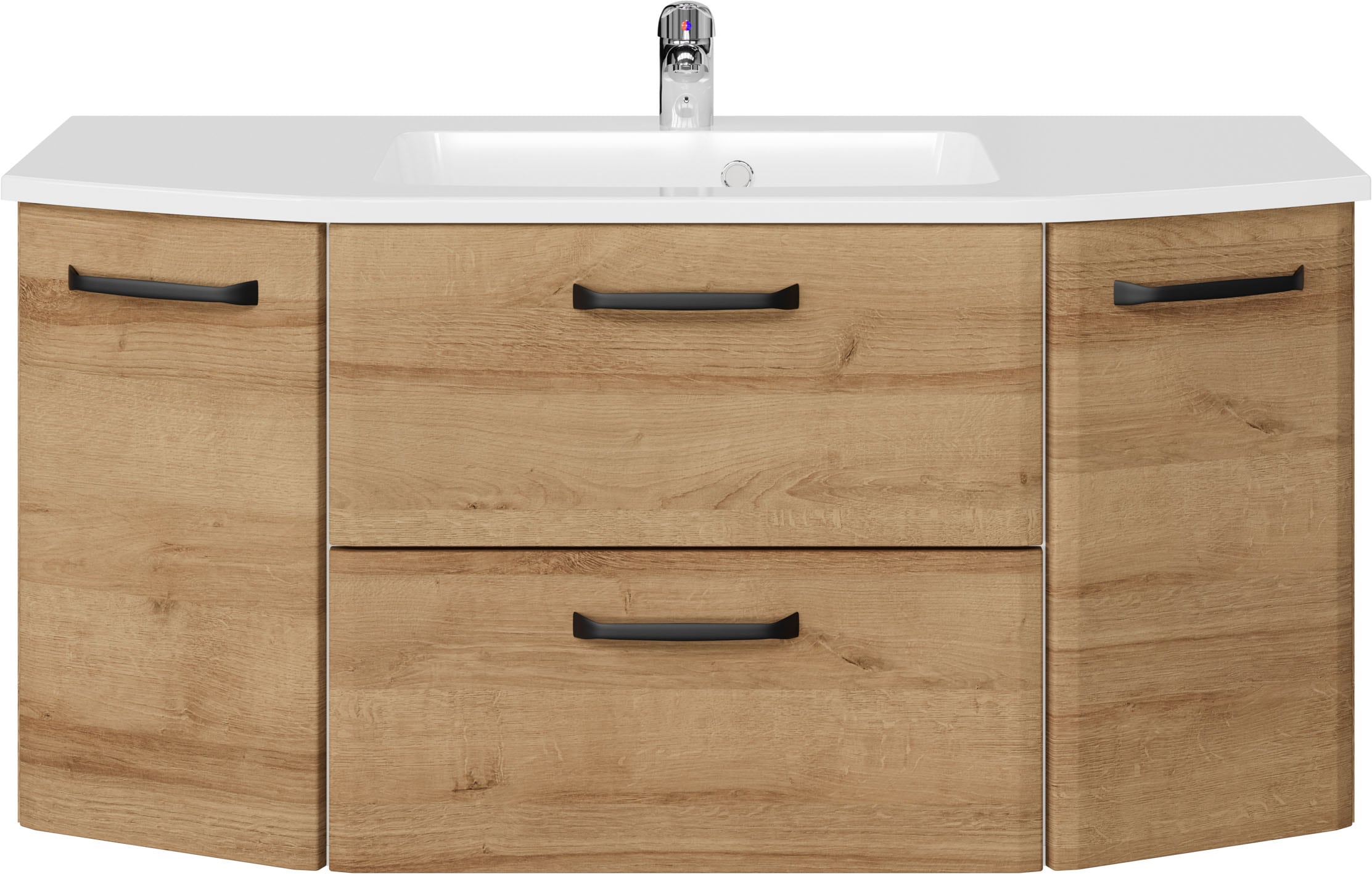 Saphir Waschtisch »Quicket 318, mit Keramikbecken, 112cm breit« 2 Stk. tlg.