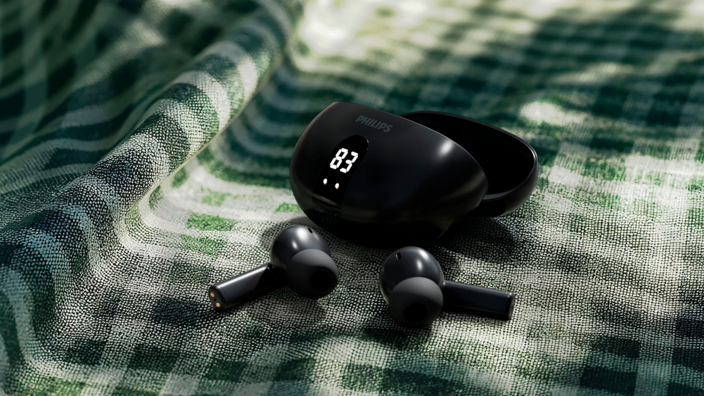 Philips wireless In-Ear-Kopfhörer »TAT 2520«, Bluetooth, Adaptive Noise-Cancelling-Freisprechfunktion-Multi-Point-Verbindung-Rauschunterdrückung-Sprachsteuerung-kompatibel mit Siri