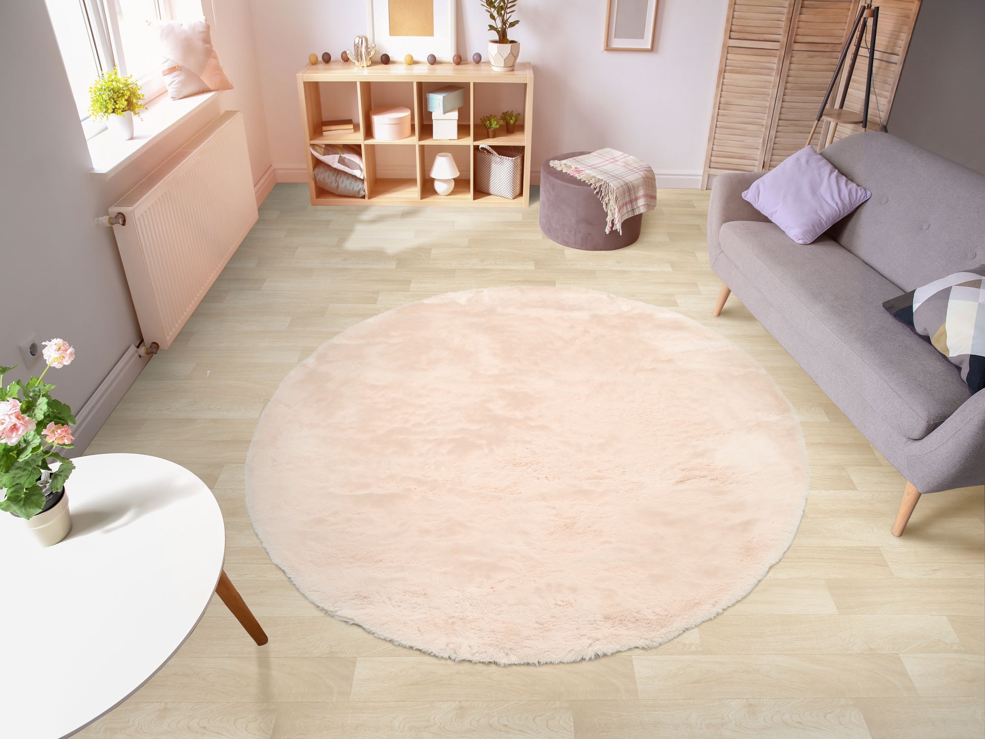 OCI DIE TEPPICHMARKE Teppich »NINI SOFT« rund 35 mm Höhe