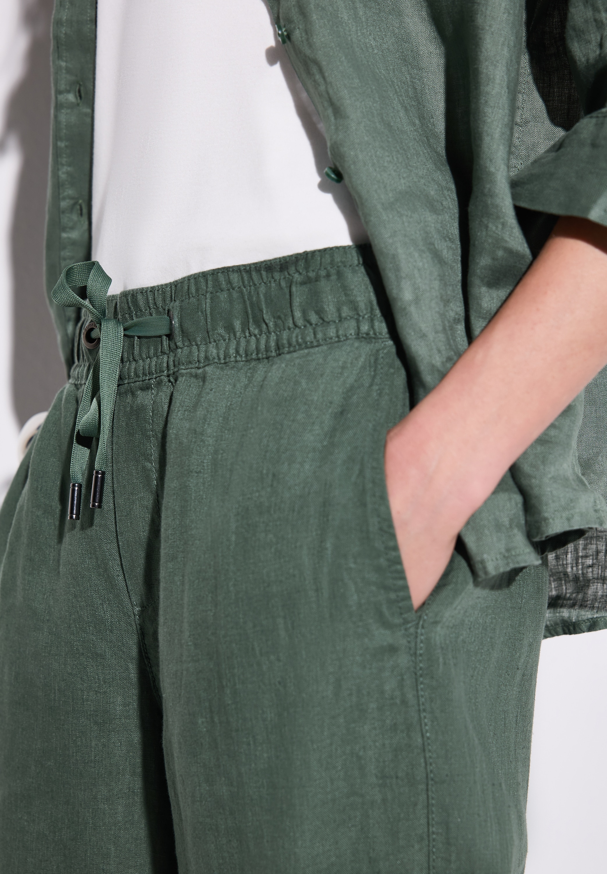 STREET ONE Culotte »Styel EMEE«, mit elastischem Bund mit Tunnelzug