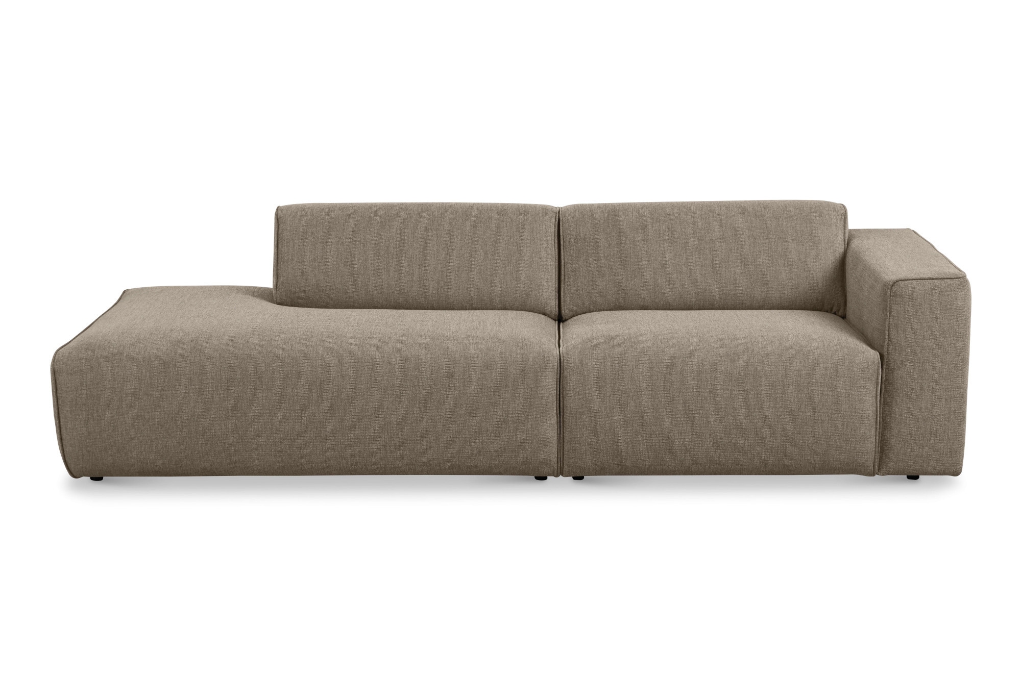 andas 2-Sitzer »Noord mit Kedernaht, Breite 227 cm«, mit Kedernaht, Breite 227 cm, Cord, Struktur, Webstoff