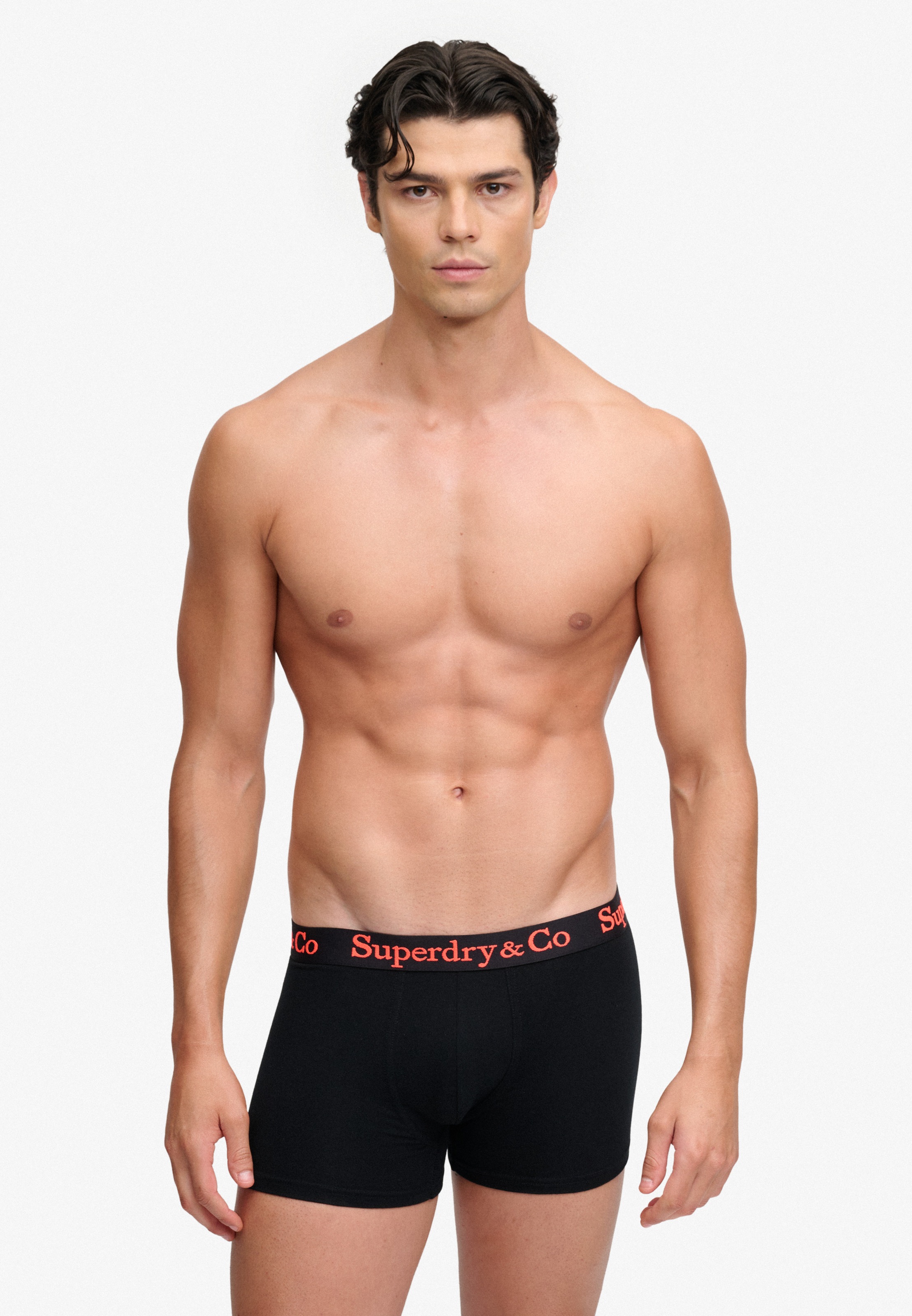 Superdry Boxershorts »SDRY & CO TRUNK TRIPLE PACK« Packung, 3 Stk. Baumwollmischung, slim fit
