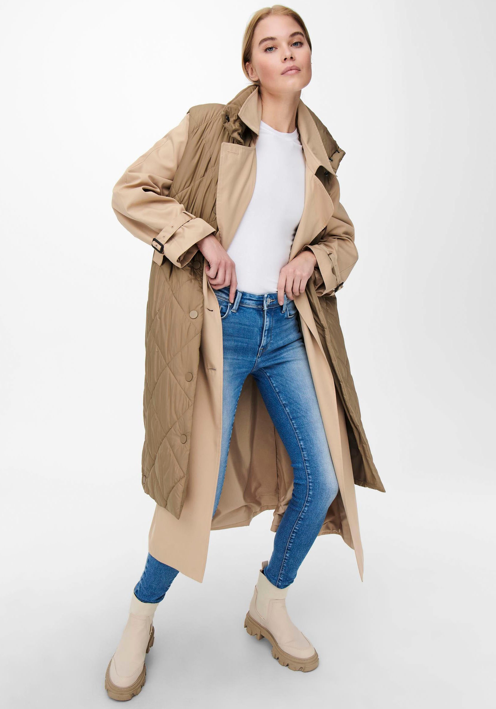 ONLY Trenchcoat »ONLCHLOE TRENCHCOAT DOUBLE B. OTW NOOS«