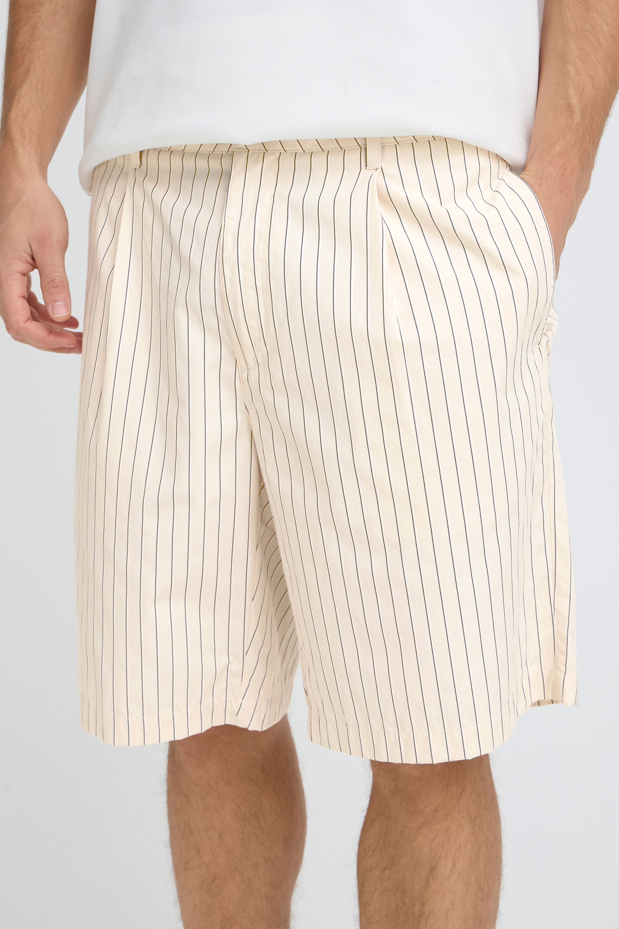 !Solid Chinoshorts »Chinoshorts SDAlann Striped Pleated«