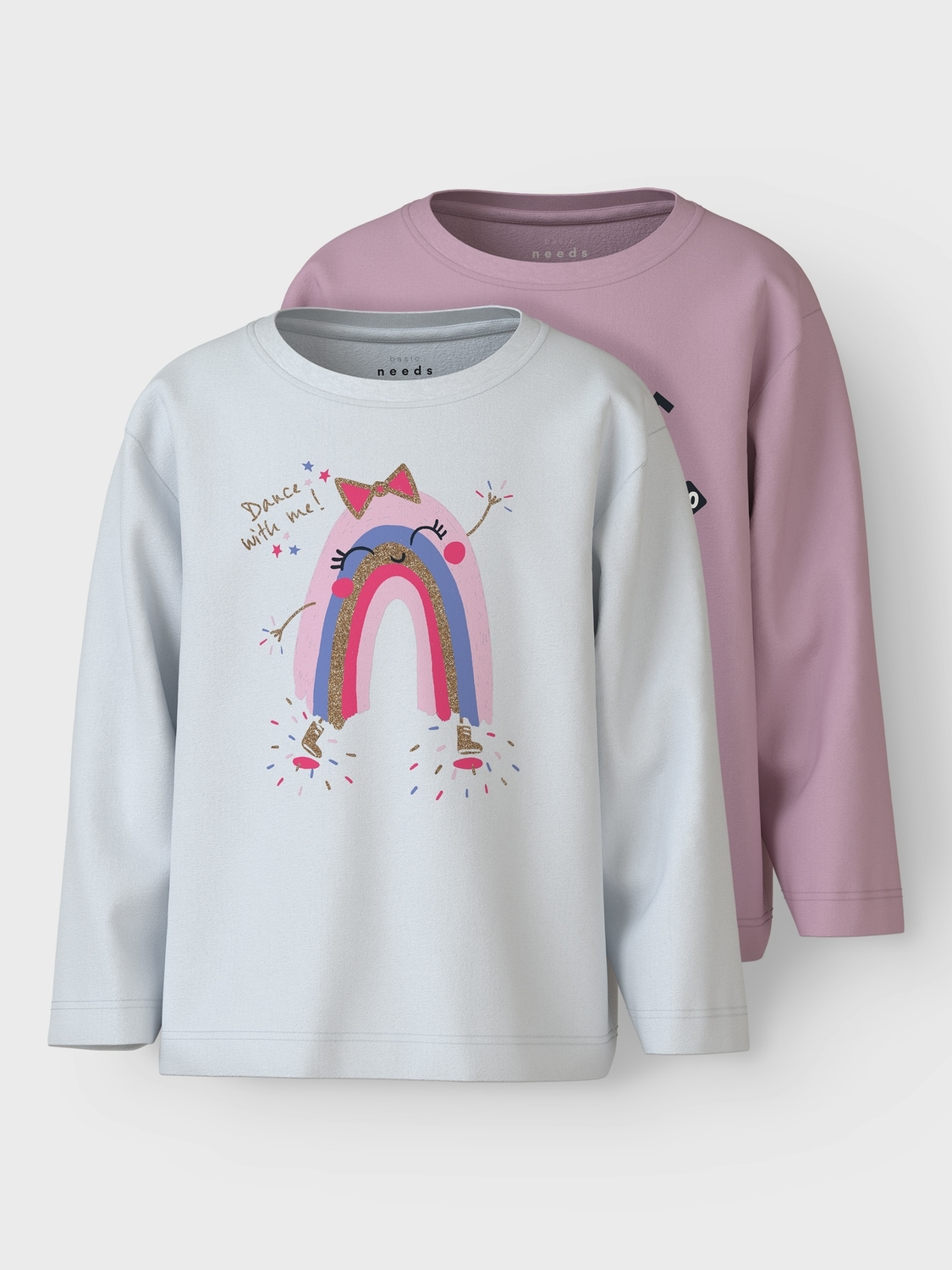 Name It Langarmshirt »NMFVEEN 2P LS NREG TOP«, (Packung, 2 tlg.)