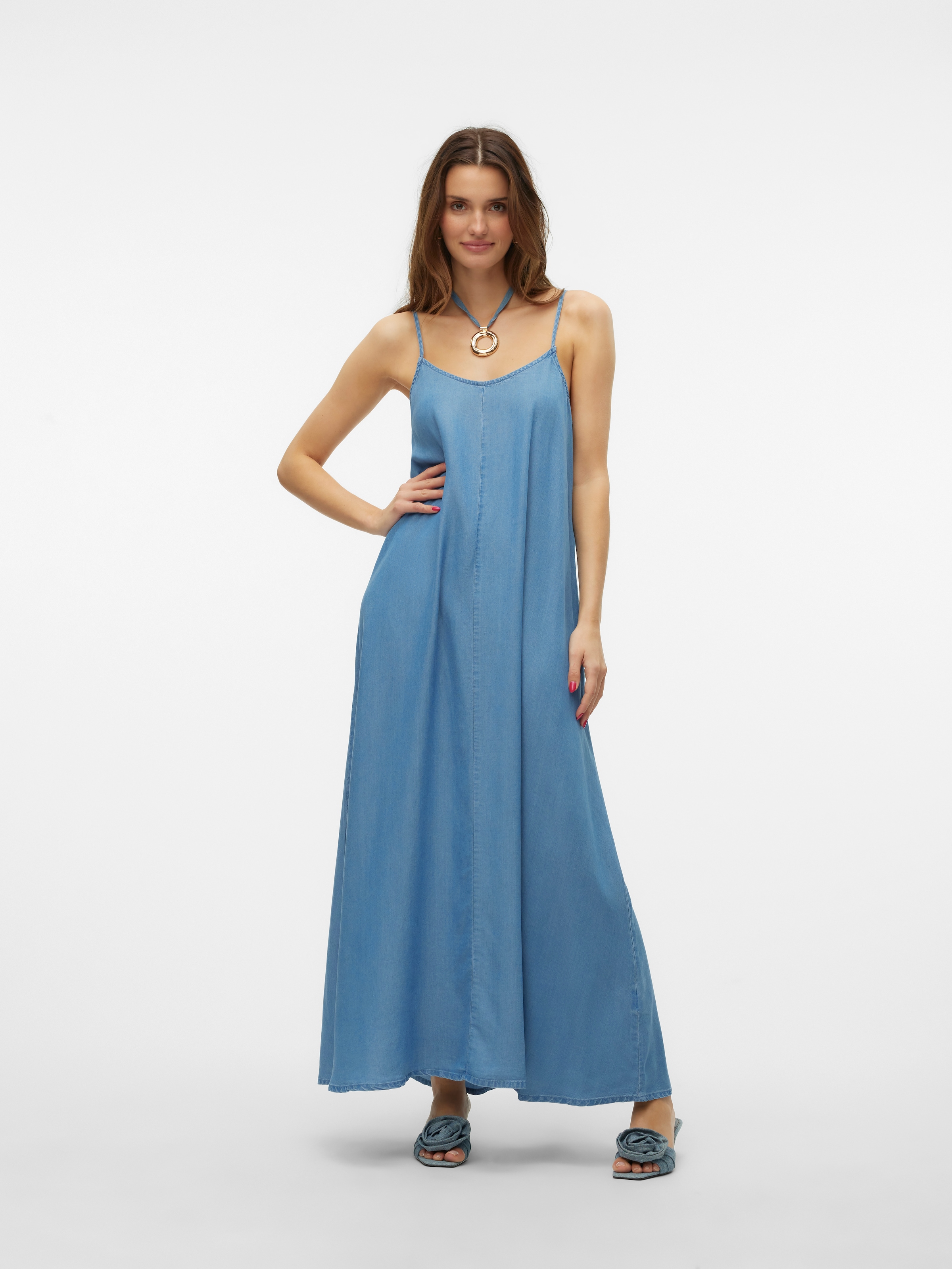Vero Moda Maxikleid »VMHARPER SL STRAP MAXI DRESS GA«