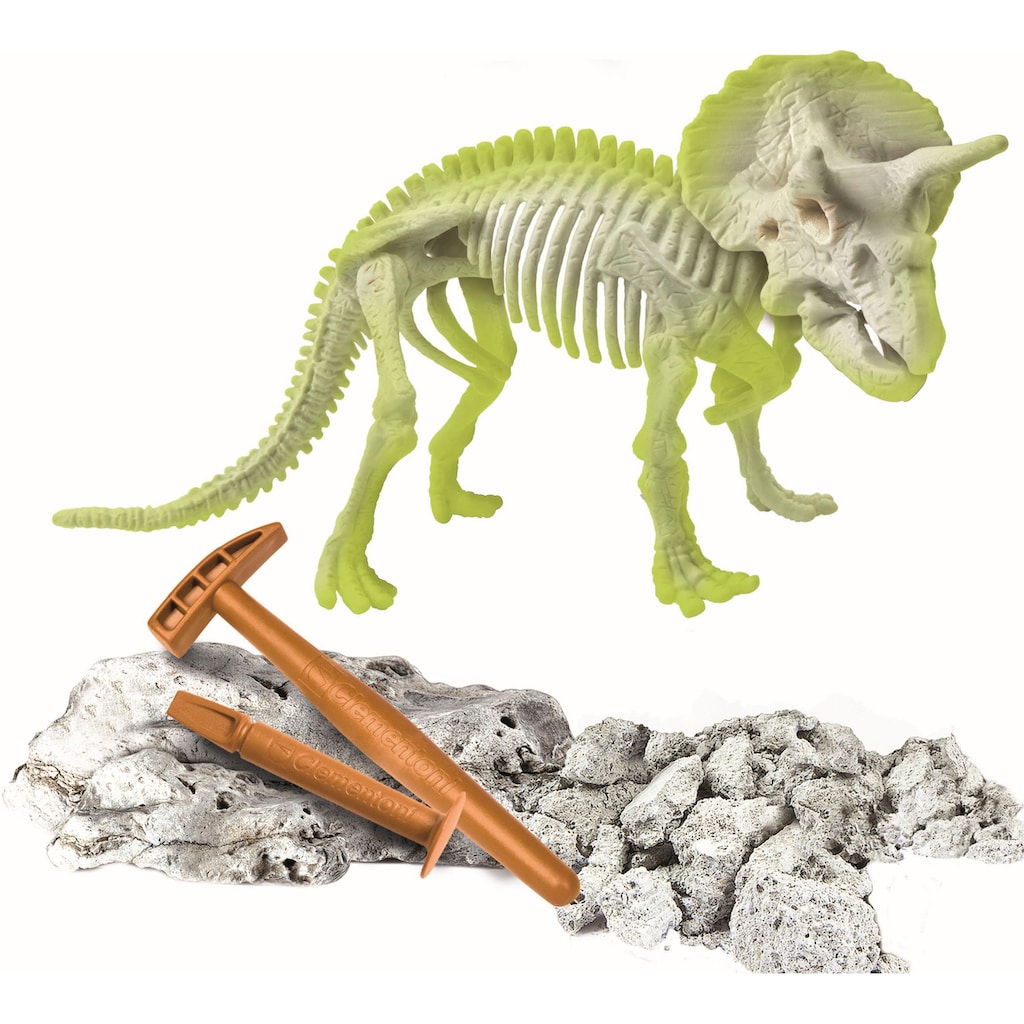 Clementoni® Experimentierkasten »Galileo, Ausgrabungs-Set Triceratops«