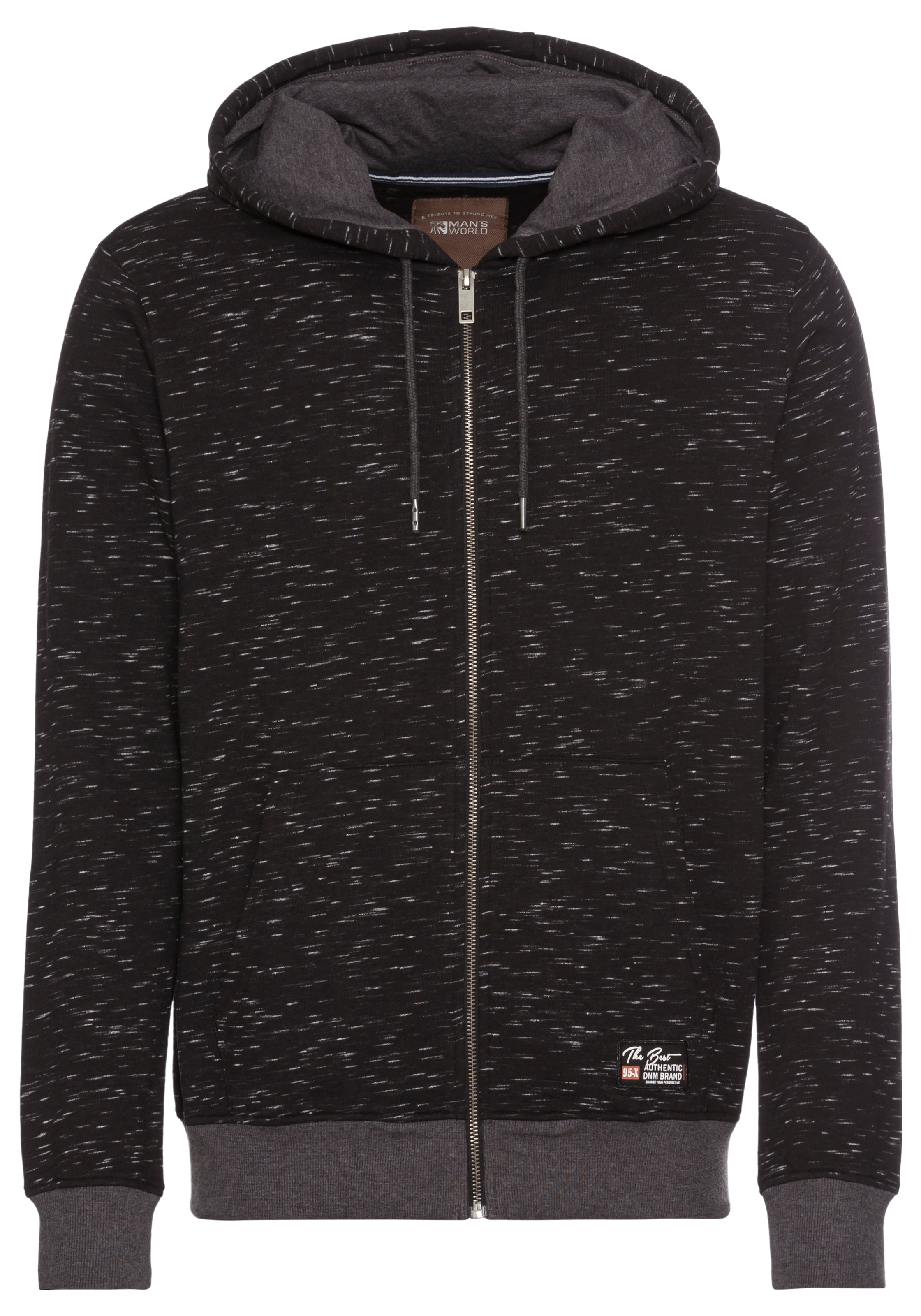 Man's World Kapuzensweatjacke, mit Logo auf der Brust - NEUE KOLLEKTION